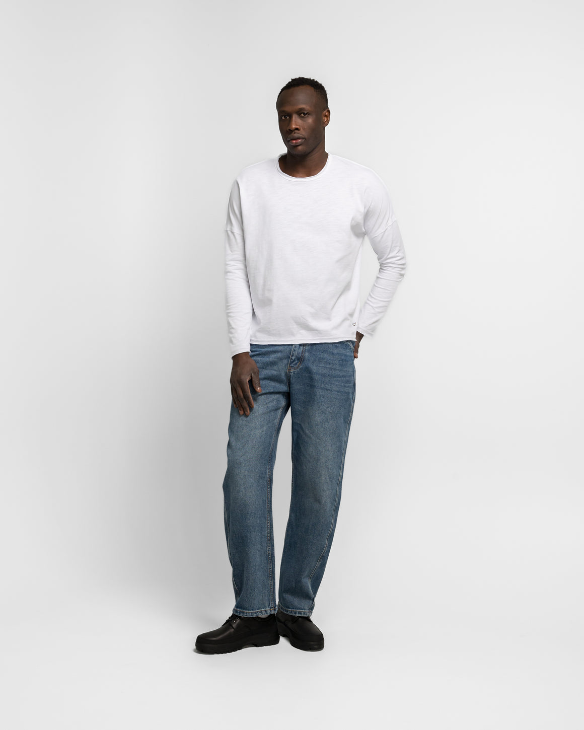 Observe - Straight Cut Denim - Deep Washed Indigo - UP THERE