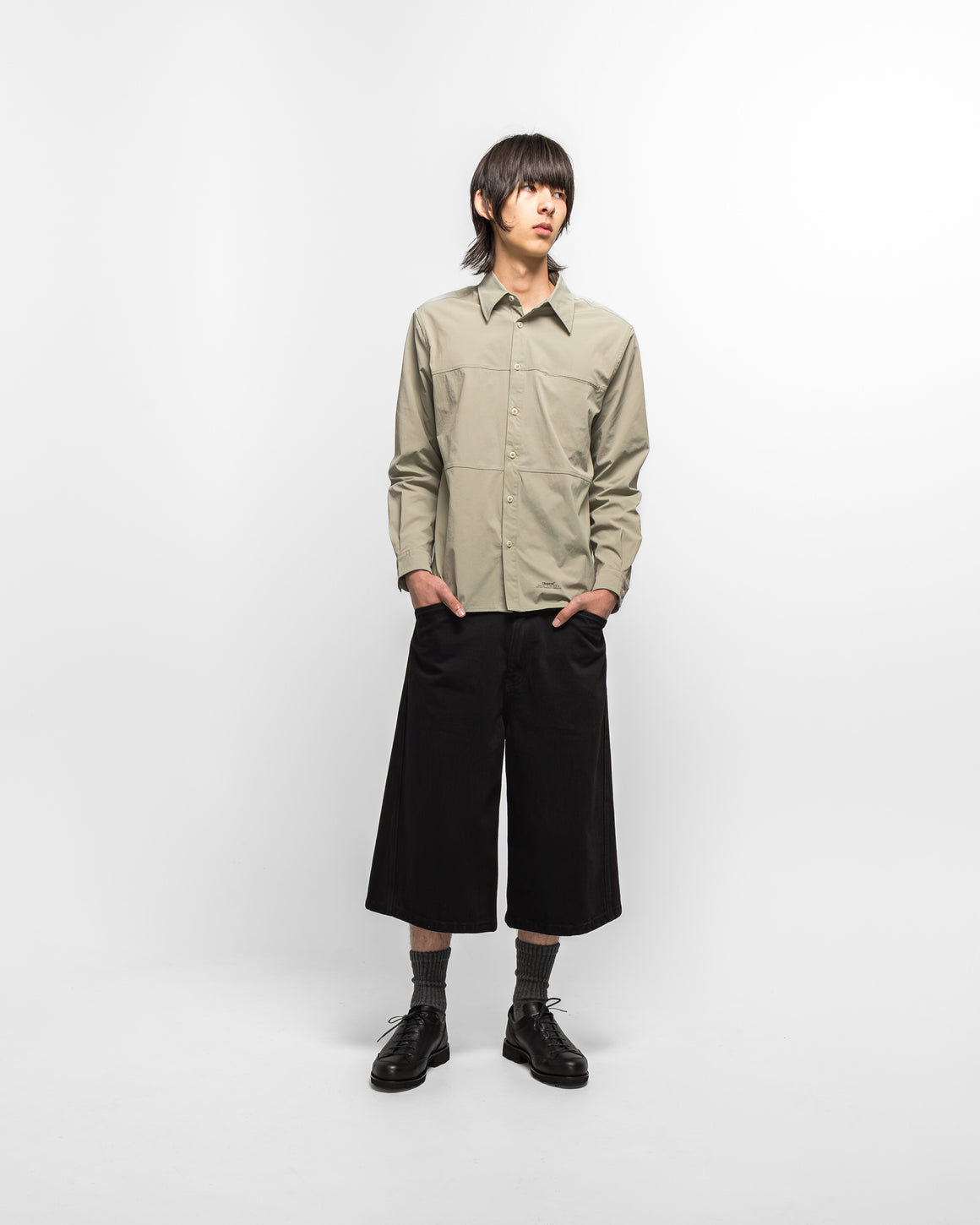 Observe - Twisted Denim Short - Black - UP THERE