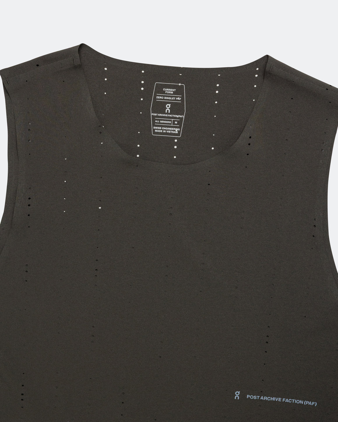 On Running - Zero Singlet x PAF - Molasses - UP THERE