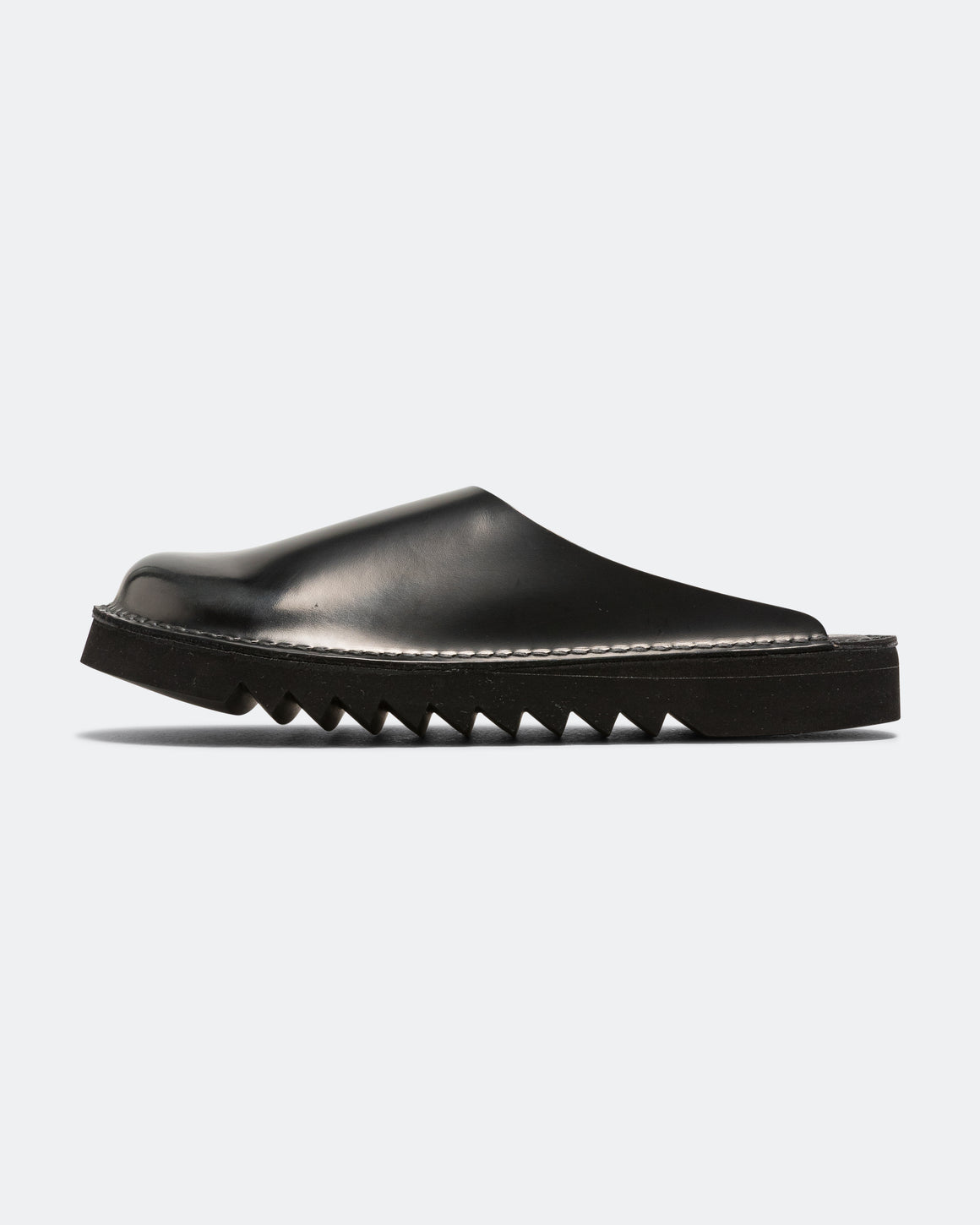 Organic Handloom - Delft Sandal - Brushed Black - UP THERE