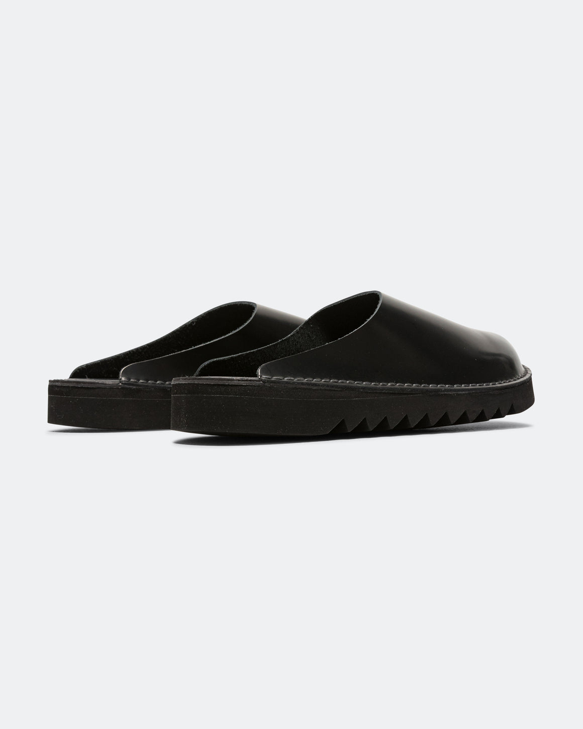 Organic Handloom - Delft Sandal - Brushed Black - UP THERE