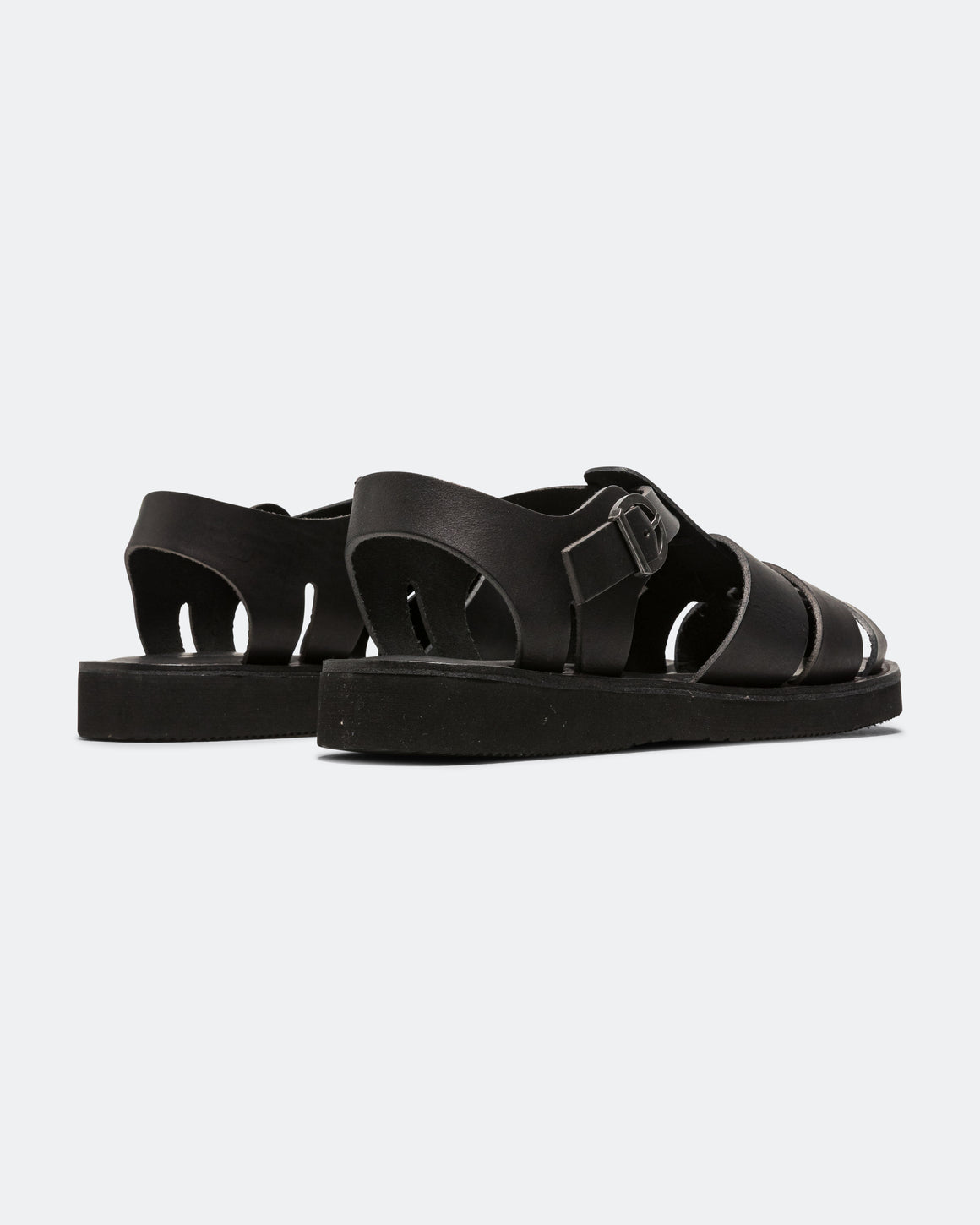 Organic Handloom - Gurkha Sandal - Black - UP THERE