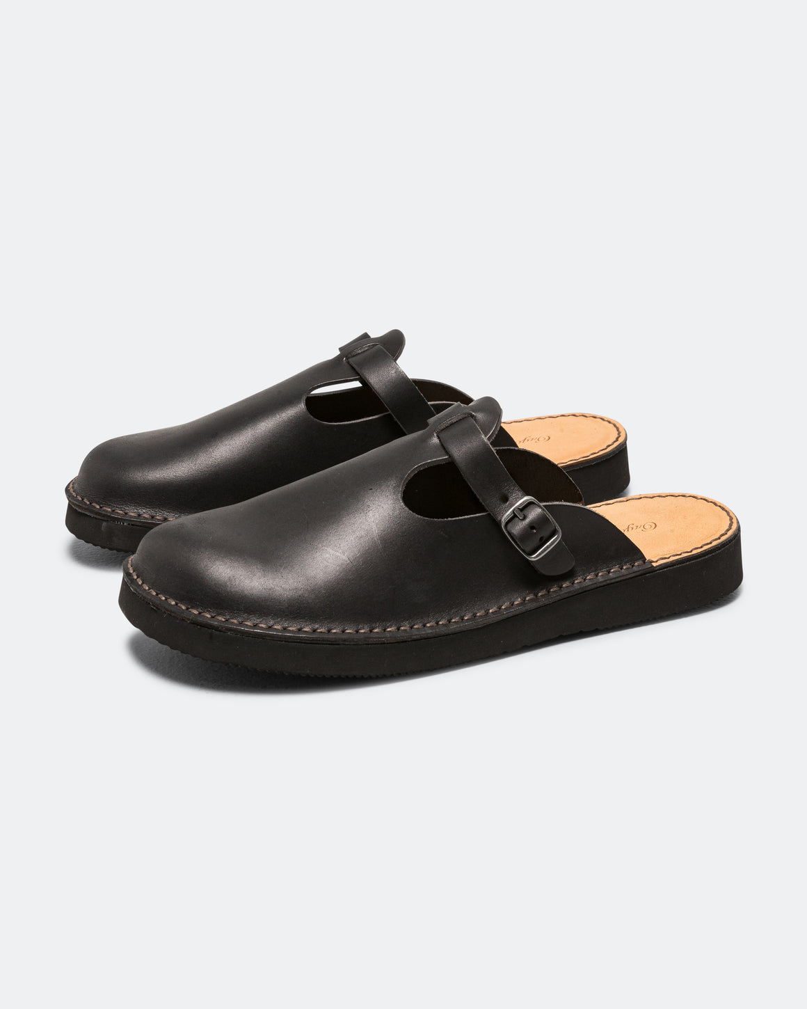 Organic Handloom - Gudalur Sandal - Black - UP THERE