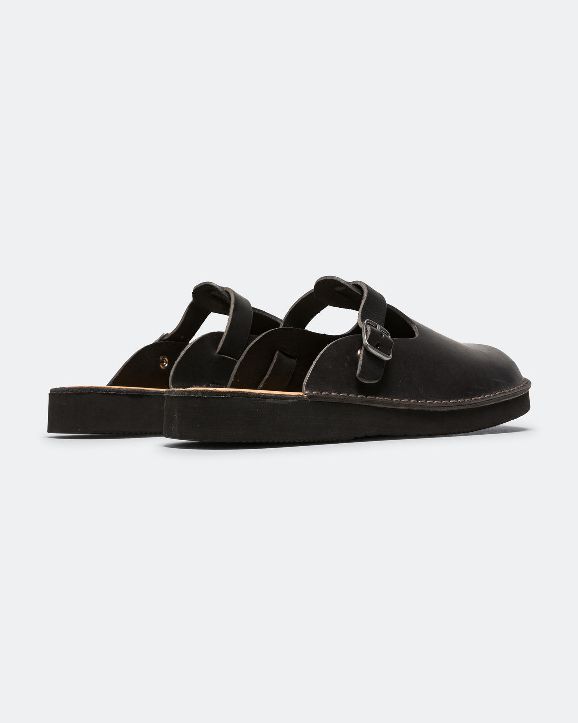Organic Handloom - Gudalur Sandal - Black - UP THERE