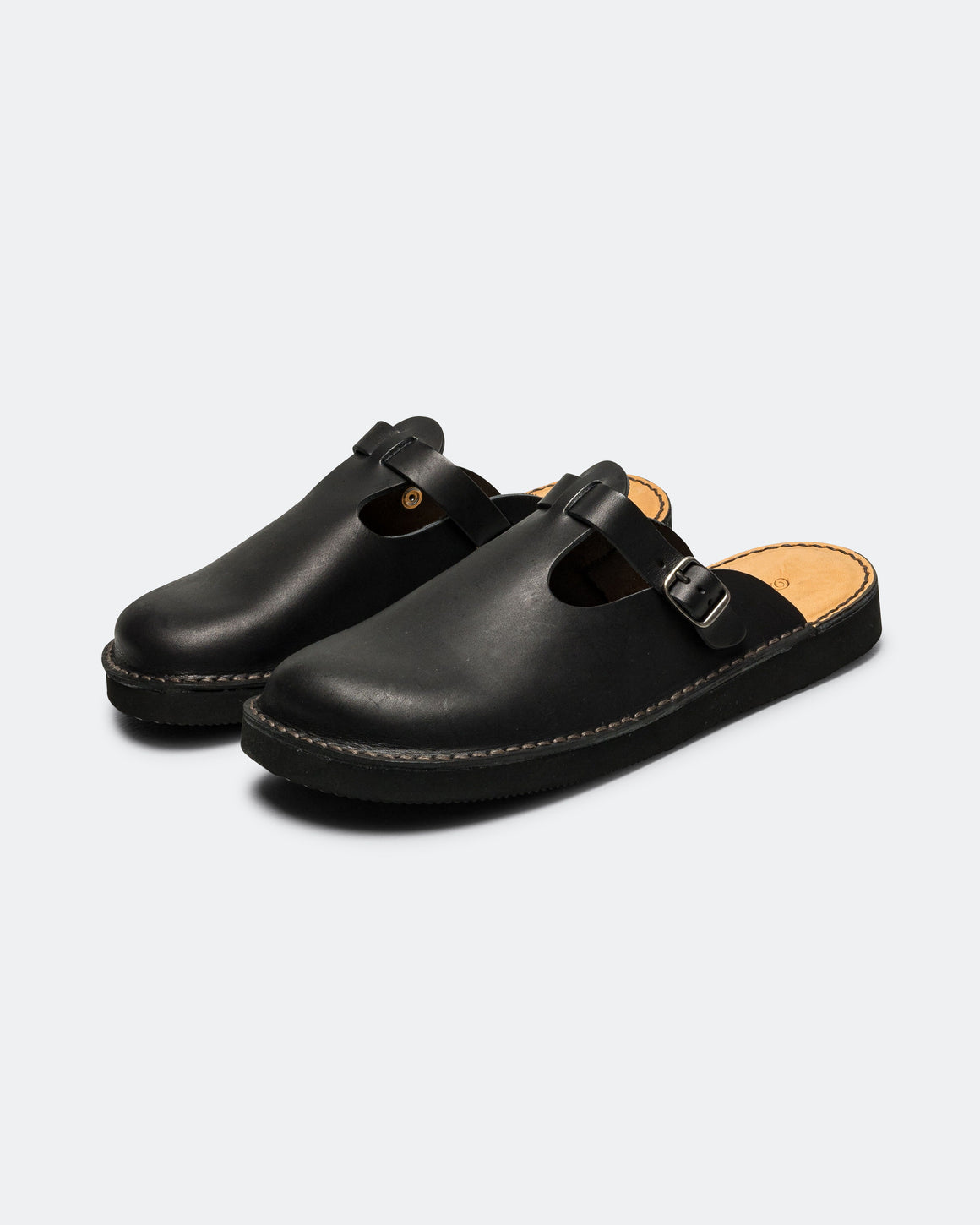 Organic Handloom - Gudalur Sandal - Black - UP THERE