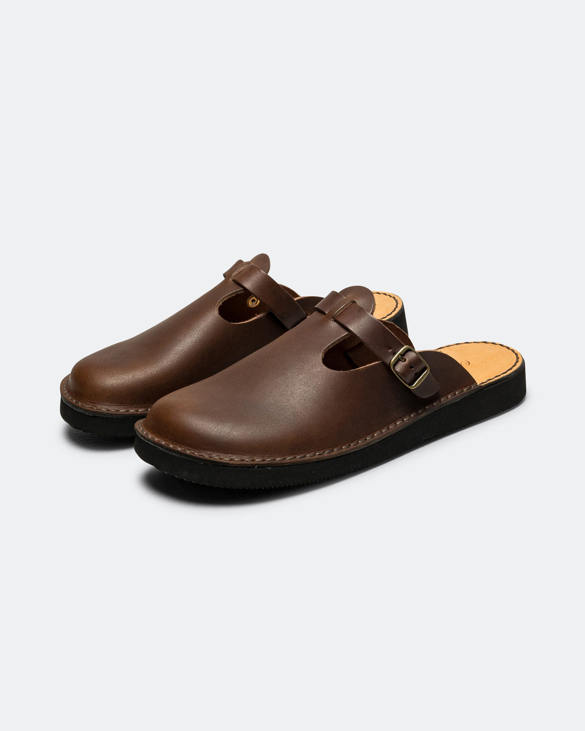 Organic Handloom - Gudalur Sandal - Dark Brown - UP THERE