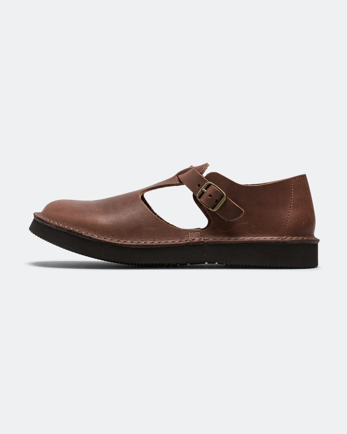 Organic Handloom - Guna Sandal - Dark Brown - UP THERE