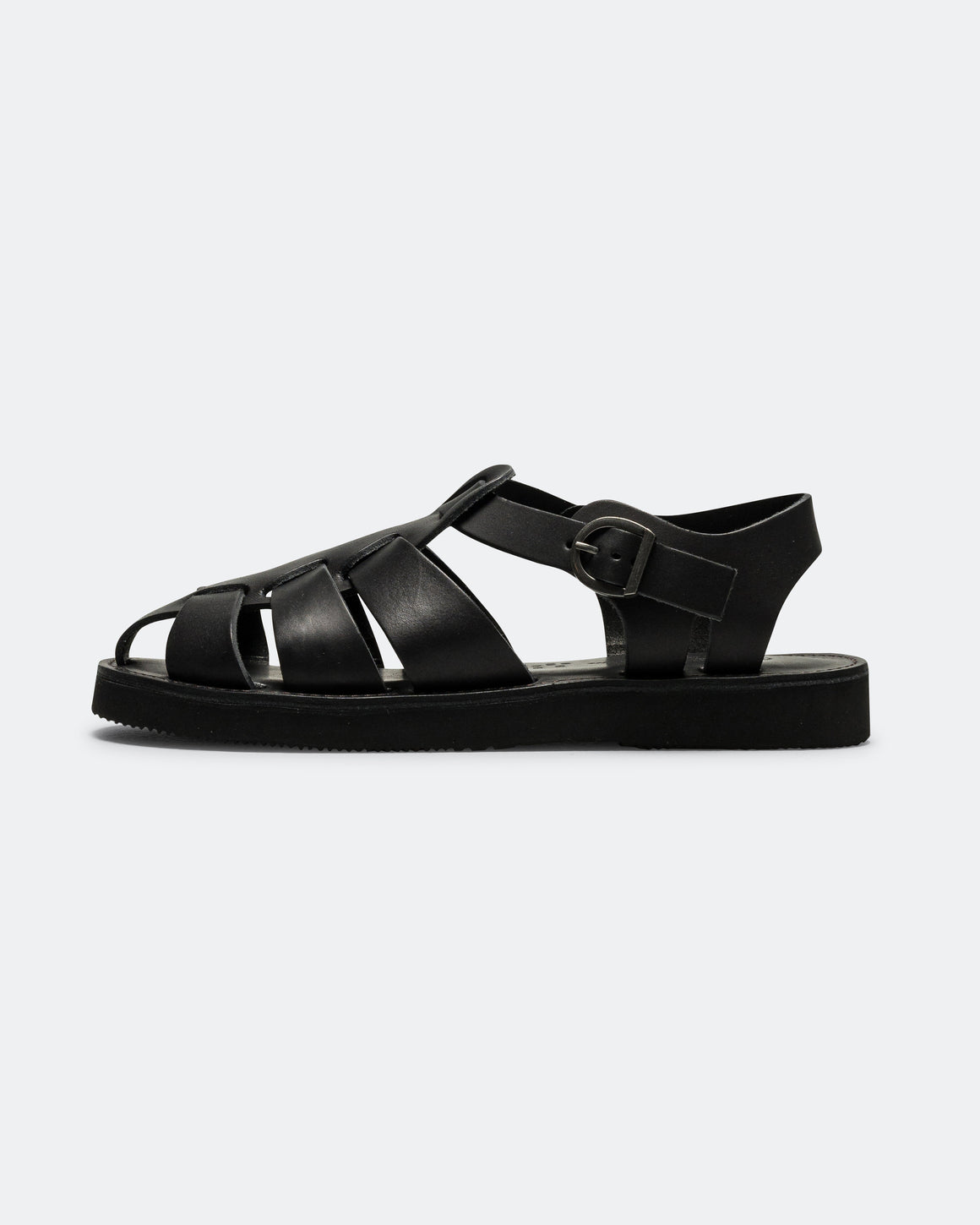 Organic Handloom - Gurkha Sandal - Black - UP THERE