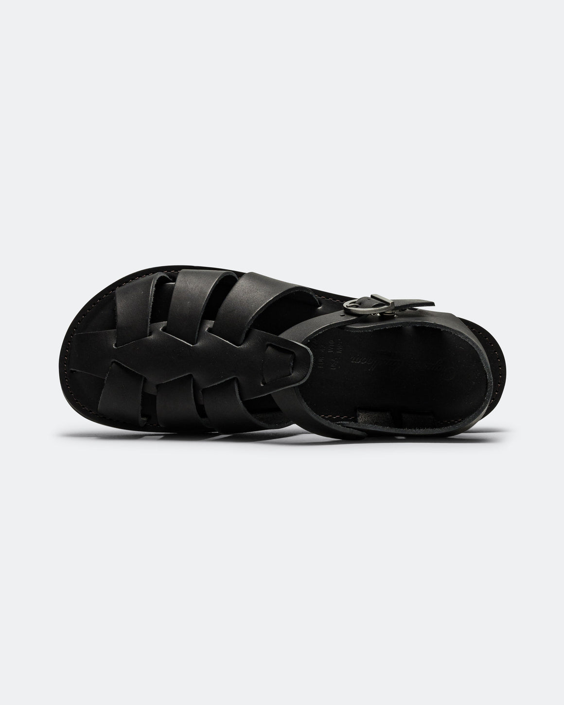 Organic Handloom - Gurkha Sandal - Black - UP THERE