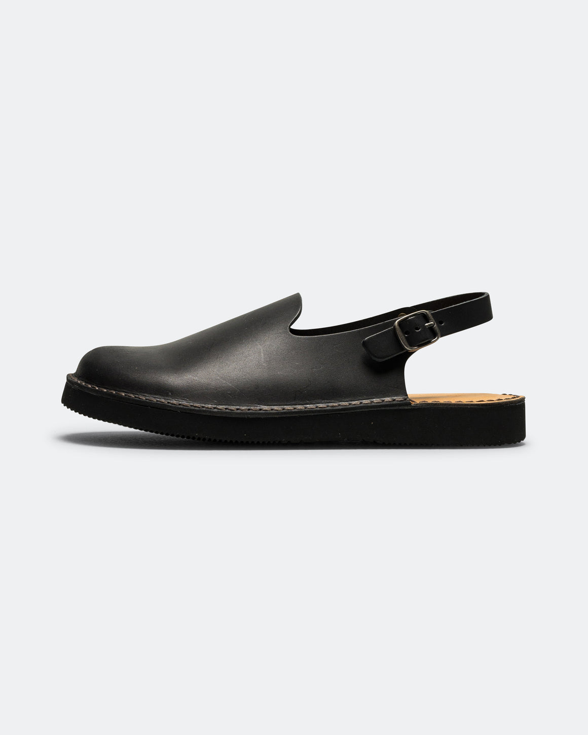 Organic Handloom - Meissen Sandal - Black - UP THERE