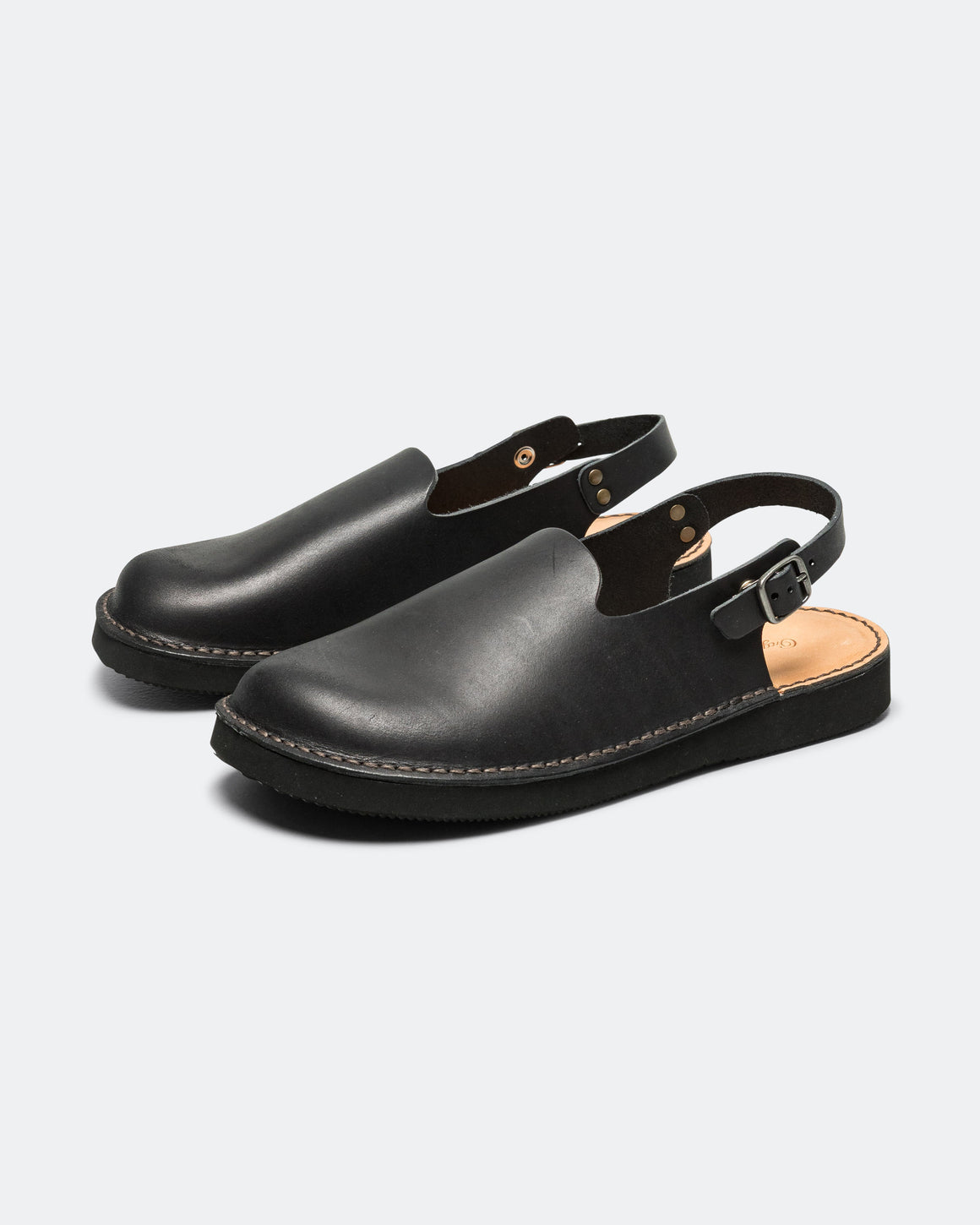 Organic Handloom - Meissen Sandal - Black - UP THERE
