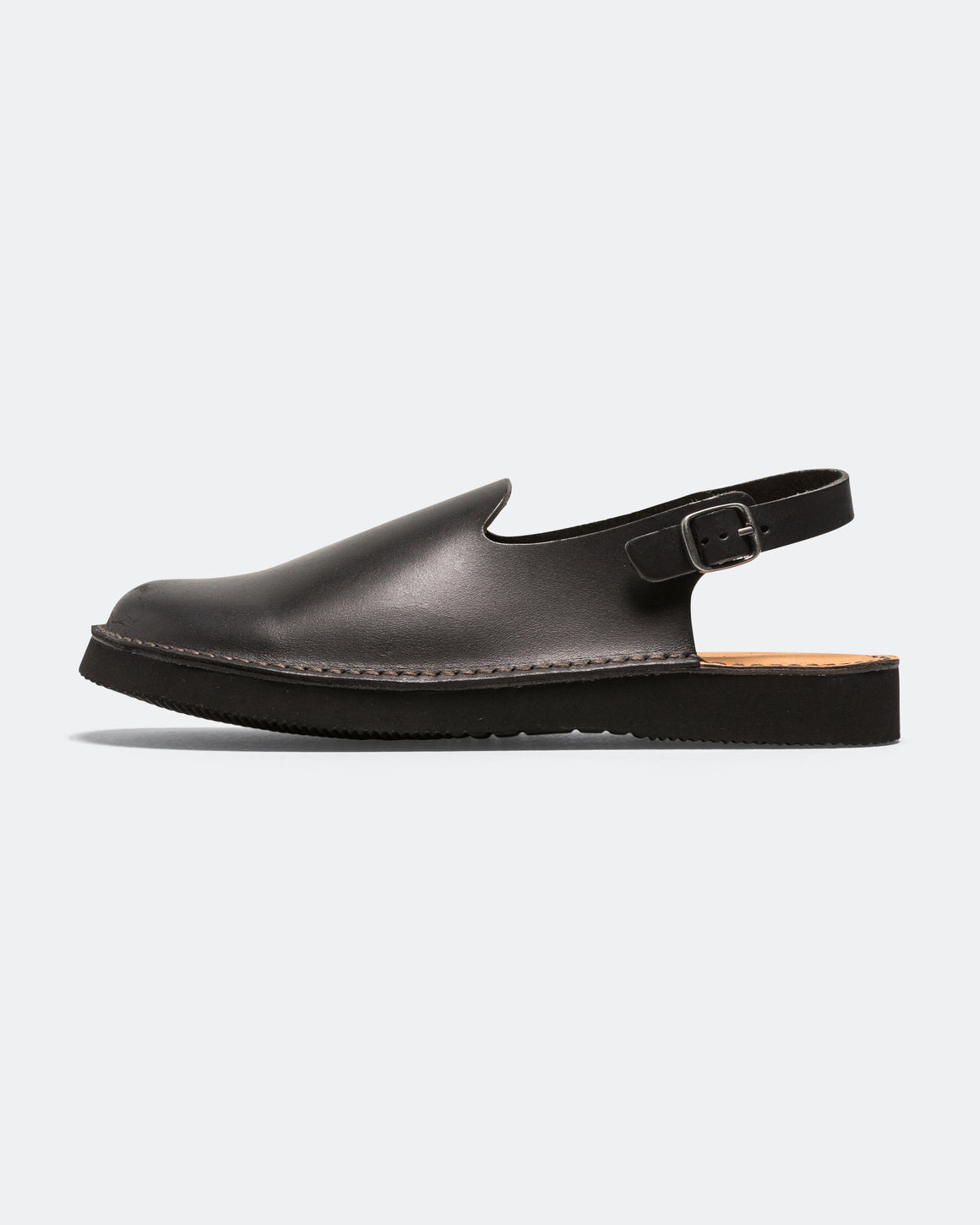 Organic Handloom - Meissen Sandal - Black - UP THERE