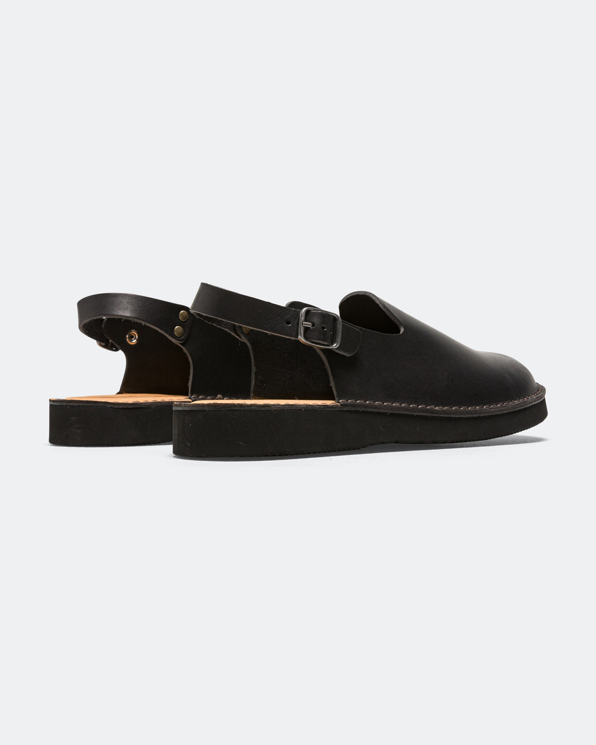 Organic Handloom - Meissen Sandal - Black - UP THERE