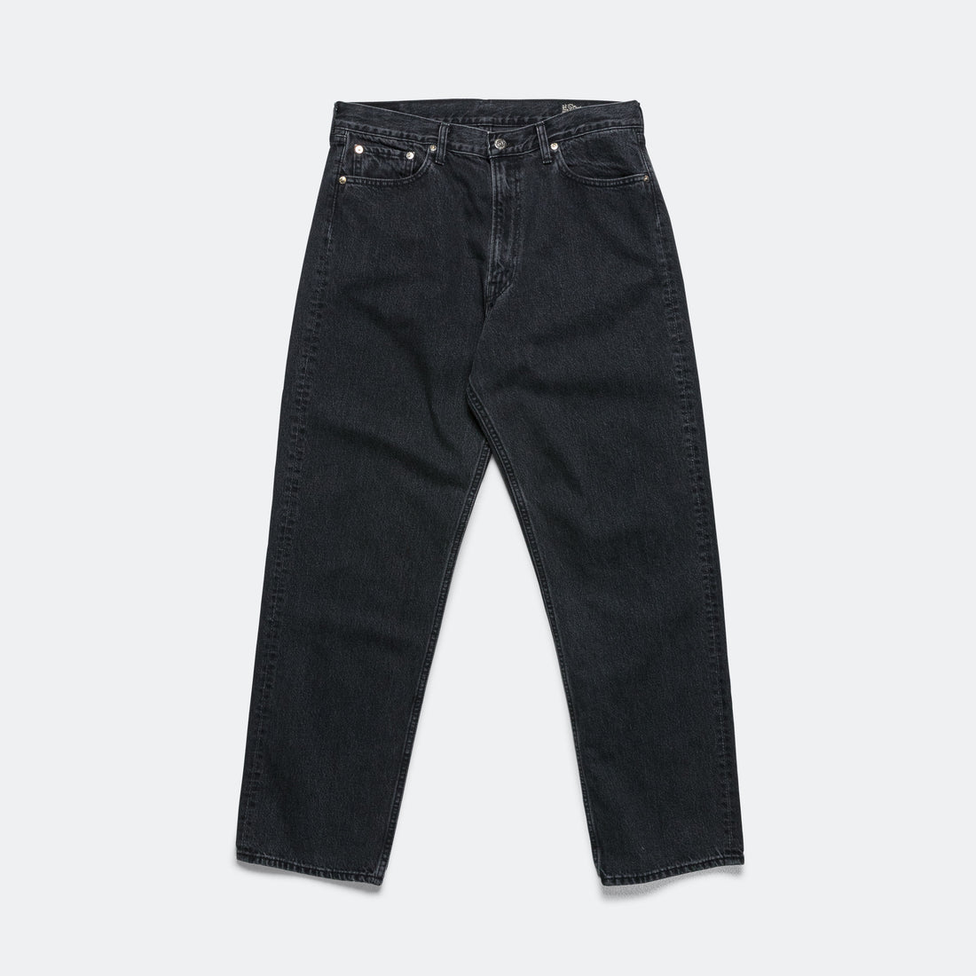 101 Dad's Fit Denim Pants - Black Denim Stone Wash