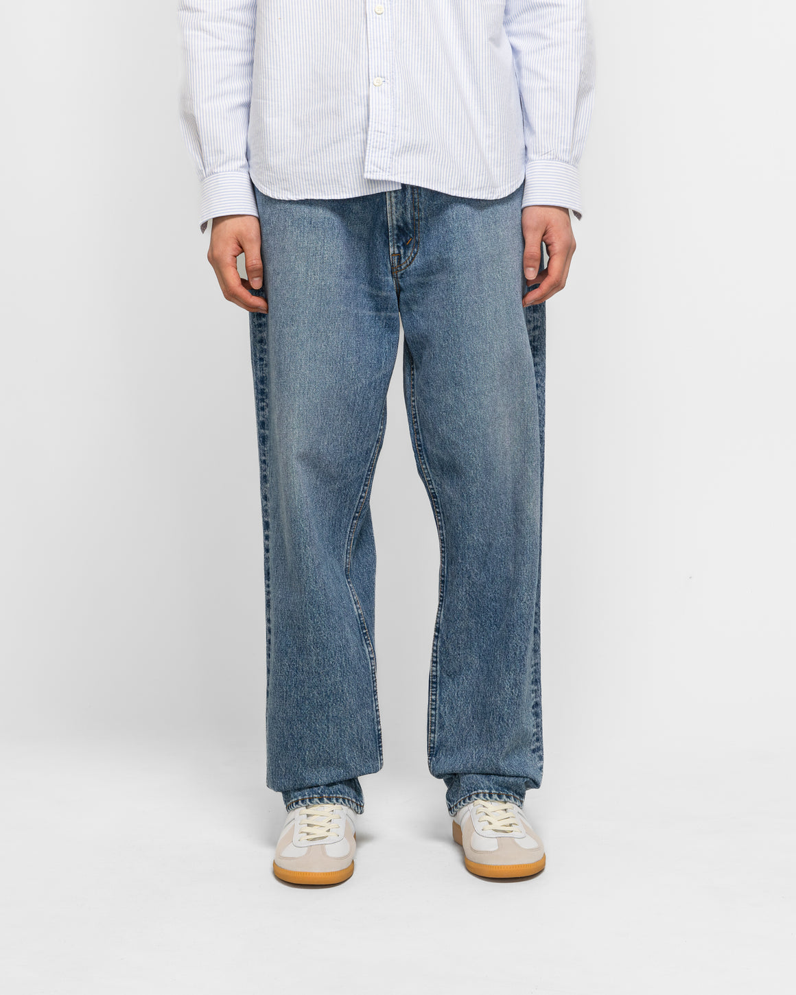 orSlow - 101 Dad's Fit Denim Pants - Denim Used - UP THERE