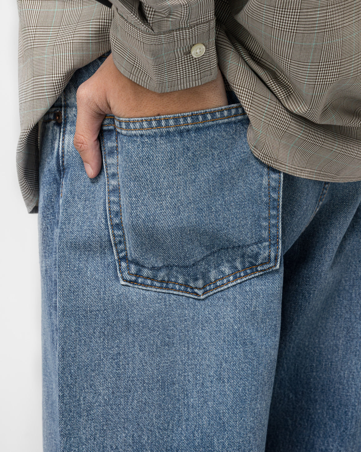 orSlow - 101 Dad's Fit Denim Pants - Denim Used - UP THERE