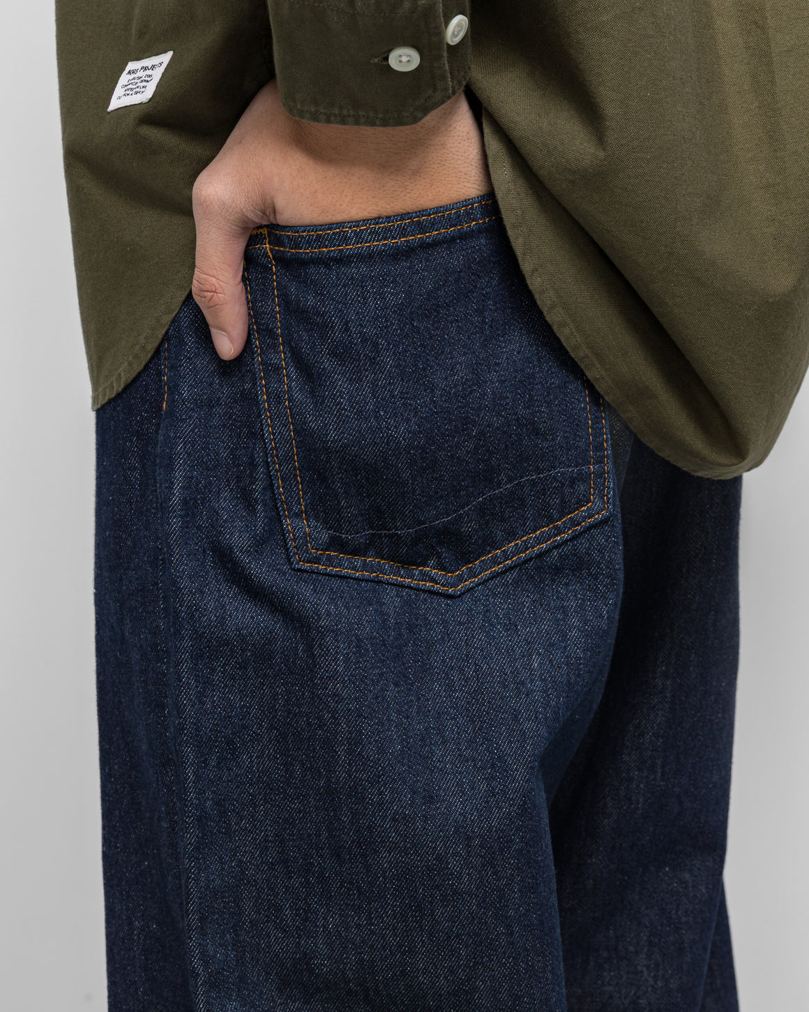 orSlow - 101 Dad's Fit Denim Pants - One Wash - UP THERE