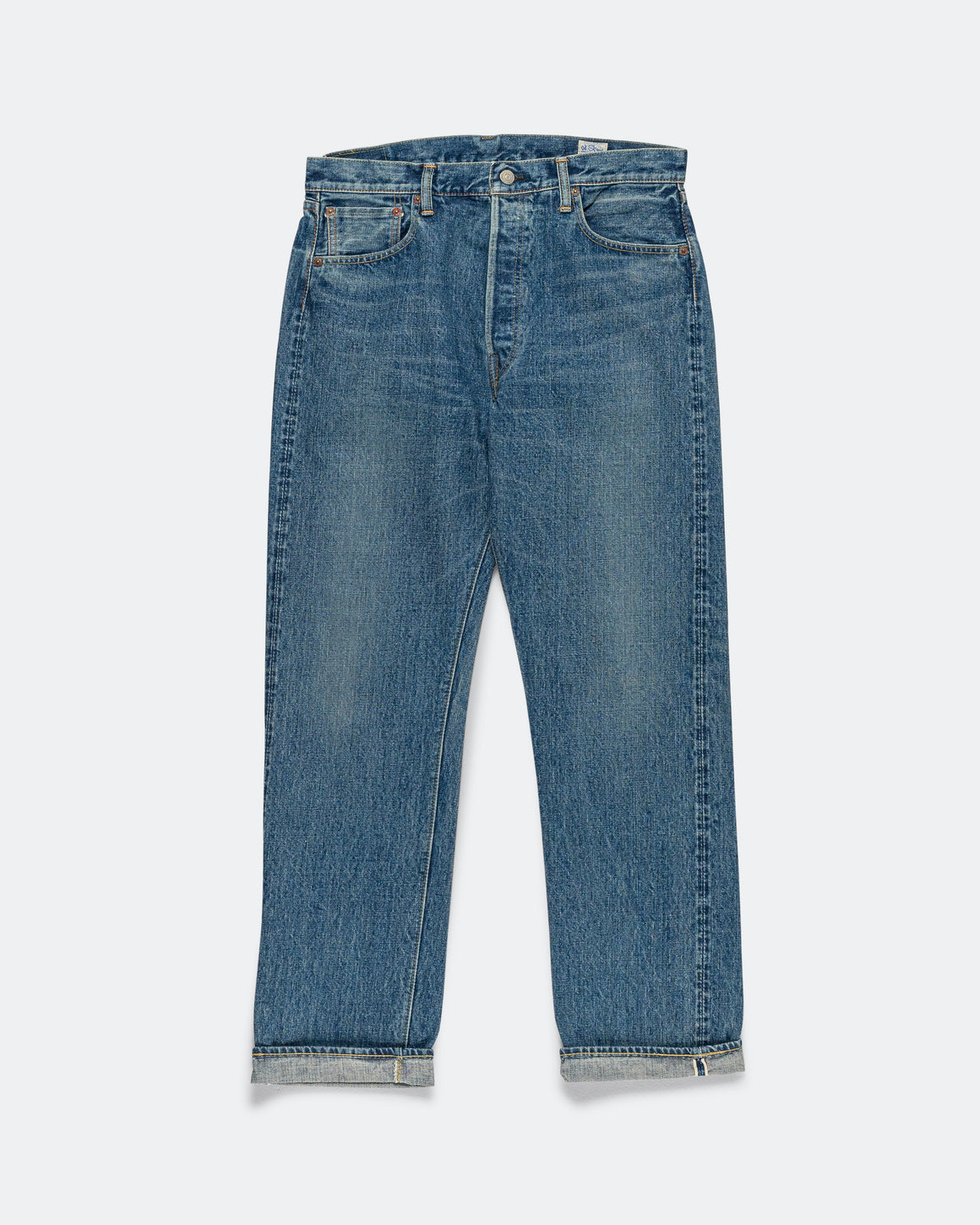 orSlow - 105 Standard Selvedge Denim - 2 Year Wash - UP THERE
