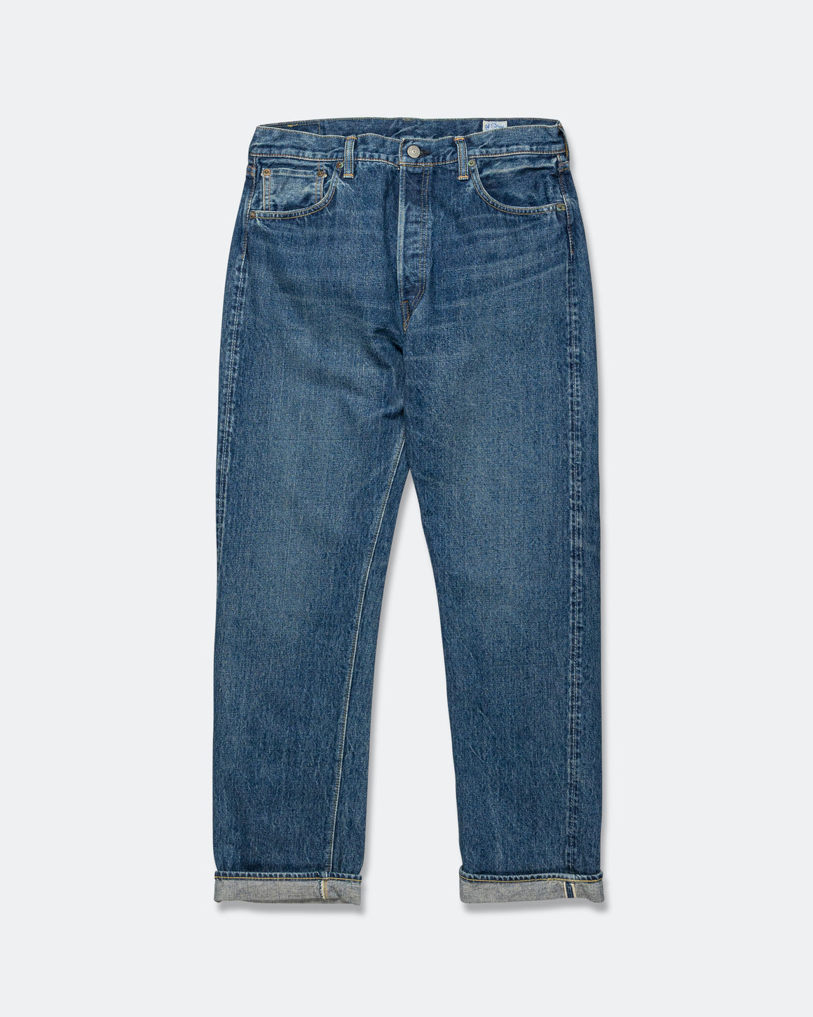 orSlow - 105 Standard Selvedge Denim - 2 Year Wash - UP THERE