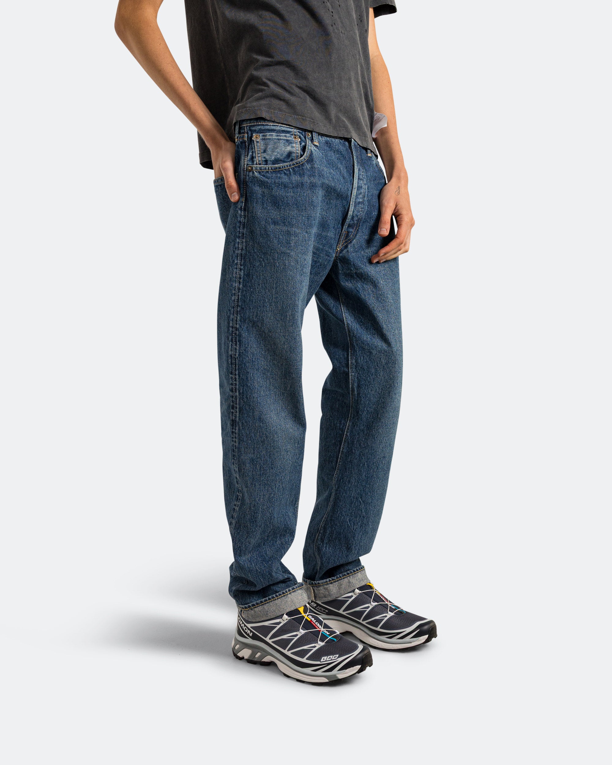 orSlow 105 Standard Selvedge Denim - 2 Year Wash | UP THERE