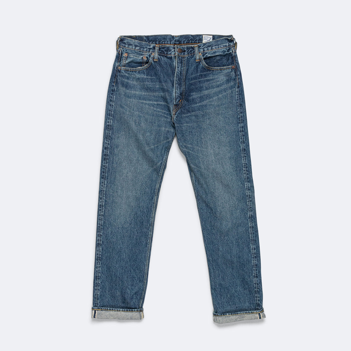 orSlow 107 Ivy Fit Selvedge Denim Year Wash UP THERE - Main Image