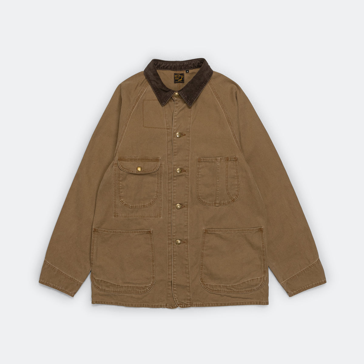 orSlow 1950's Brown Duck Coverall - Brown | UP THERE