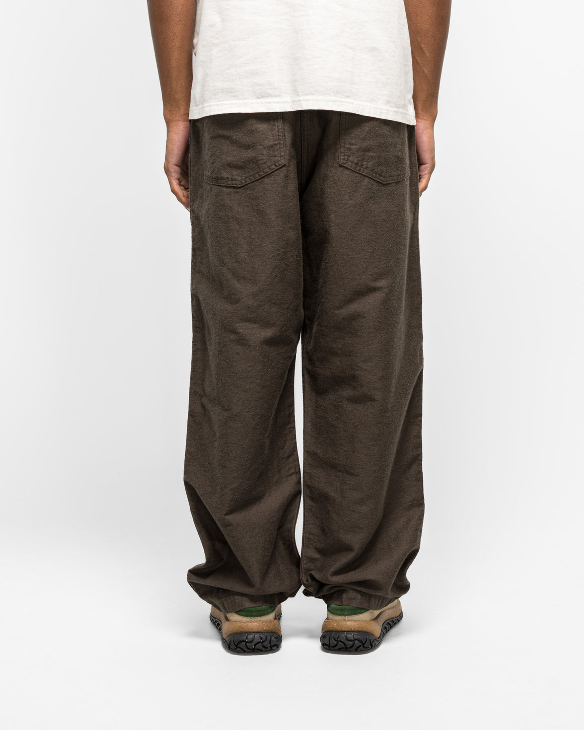 orSlow - Cotton Linen Moleskin Fatigue Pants - Charcoal Grey - UP THERE