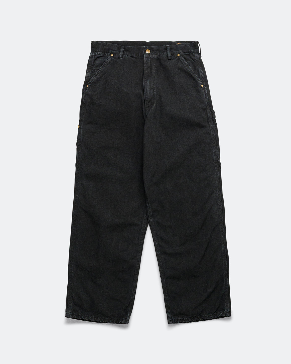orSlow - Dad's Fit Oxford Painter Pants - Black - UP THERE