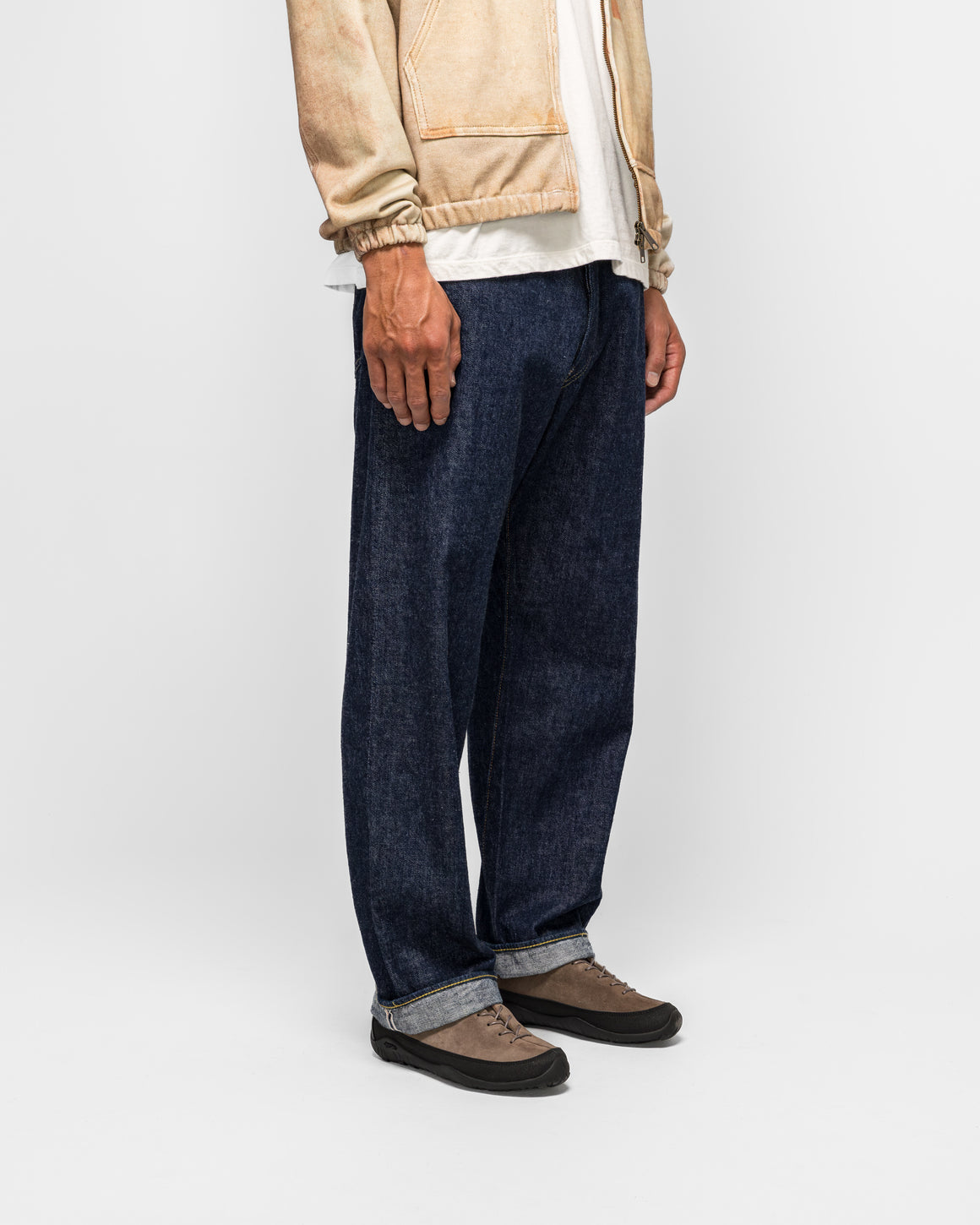 orSlow - Grand Dad's Fit Denim Pants - One Wash - UP THERE