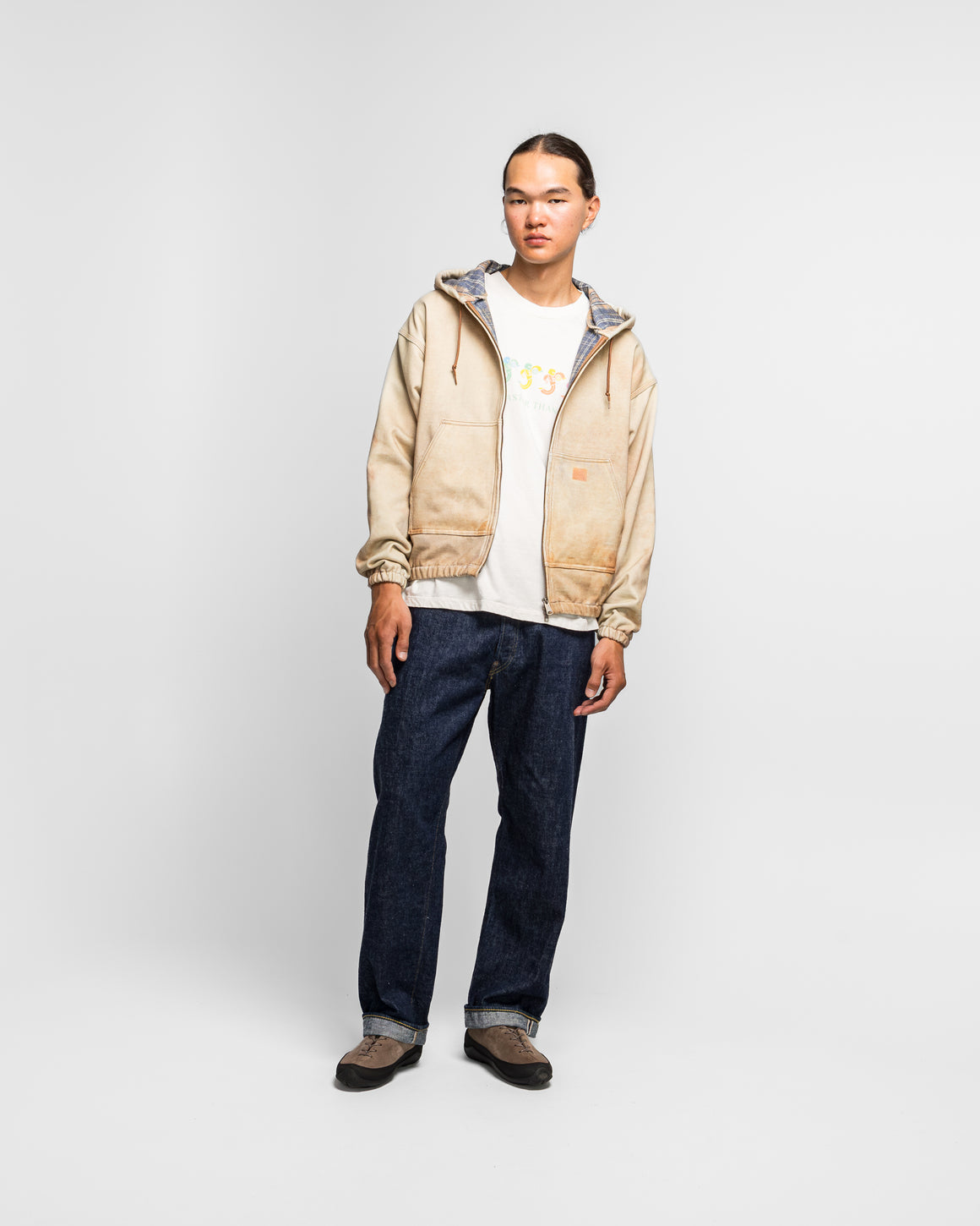 orSlow - Grand Dad's Fit Denim Pants - One Wash - UP THERE