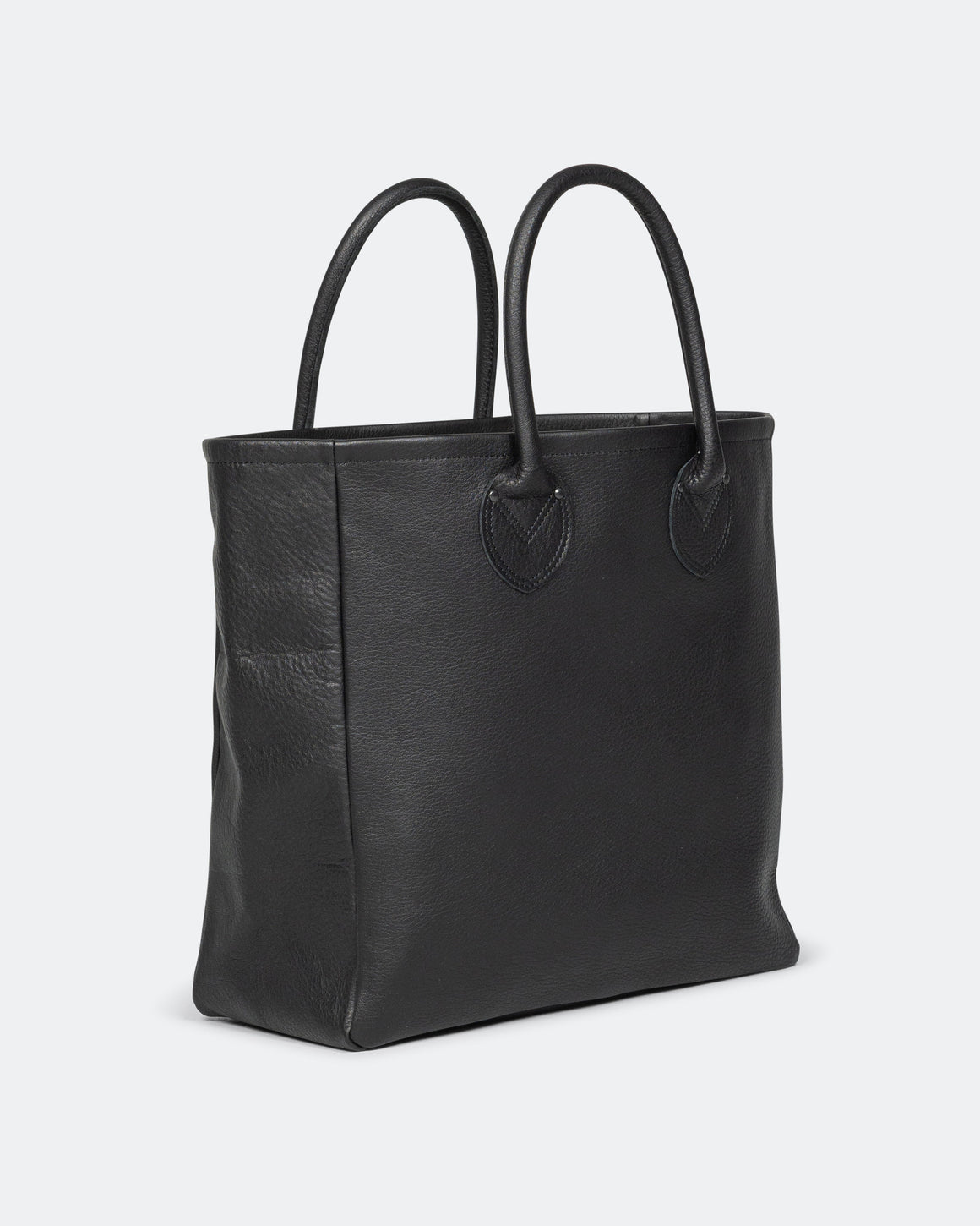 orSlow - Leather Tote - Black - UP THERE