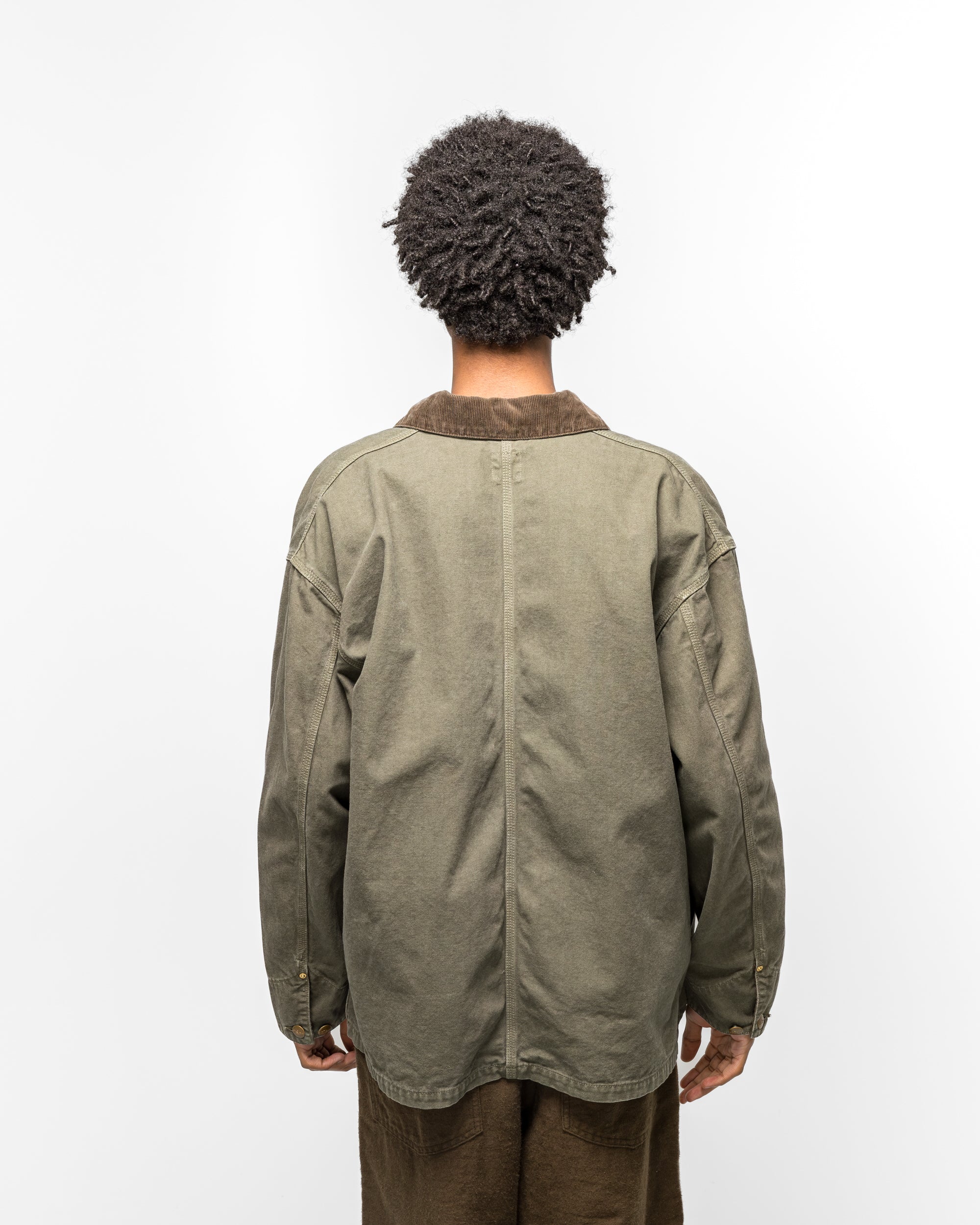 orSlow - Relax Fit Oxford Coverall - Army Green | UP THERE