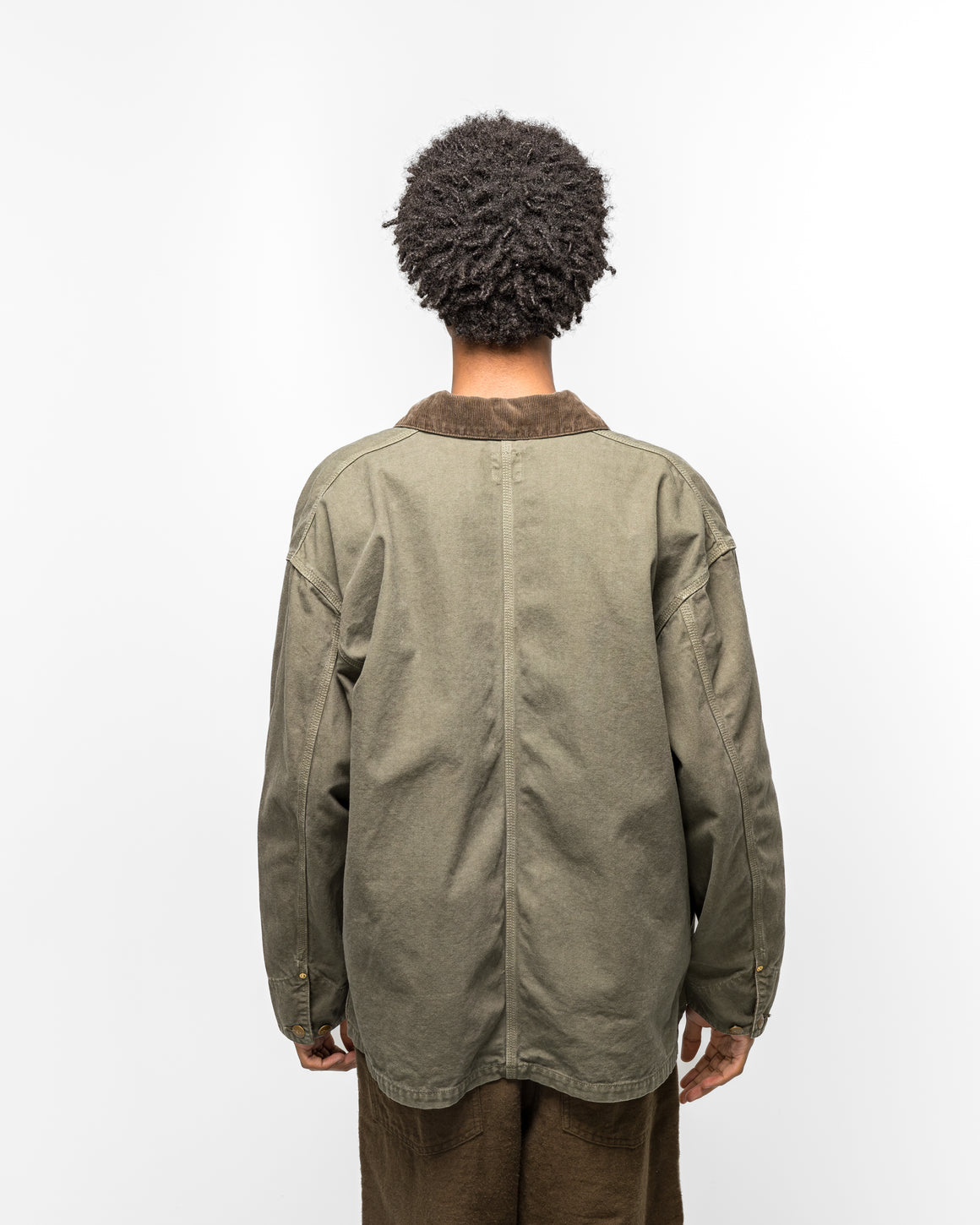 orSlow - Relax Fit Oxford Coverall - Army Green - UP THERE