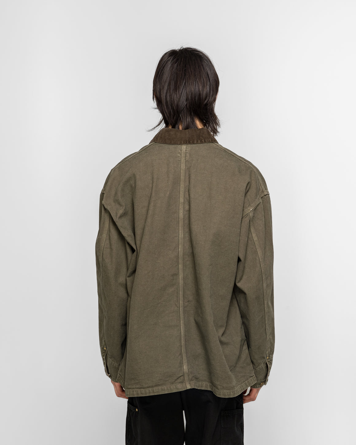 orSlow - Relax Fit Oxford Coverall - Army Green - UP THERE