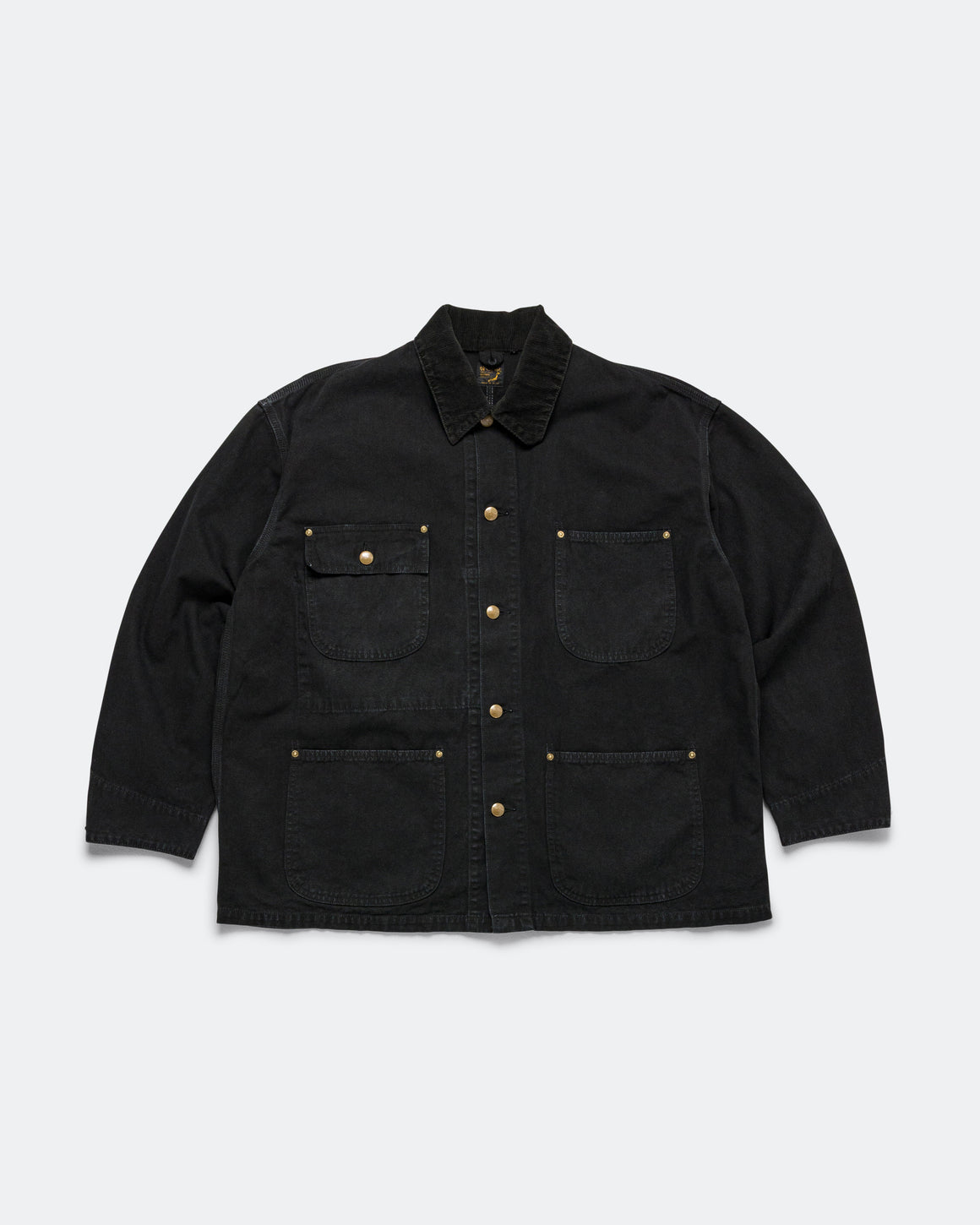 orSlow - Relax Fit Oxford Coverall - Black - UP THERE