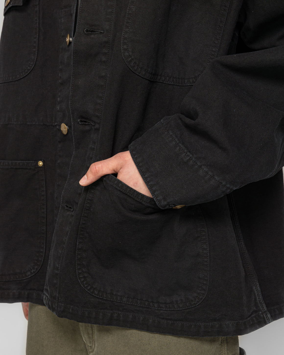 orSlow - Relax Fit Oxford Coverall - Black | UP THERE
