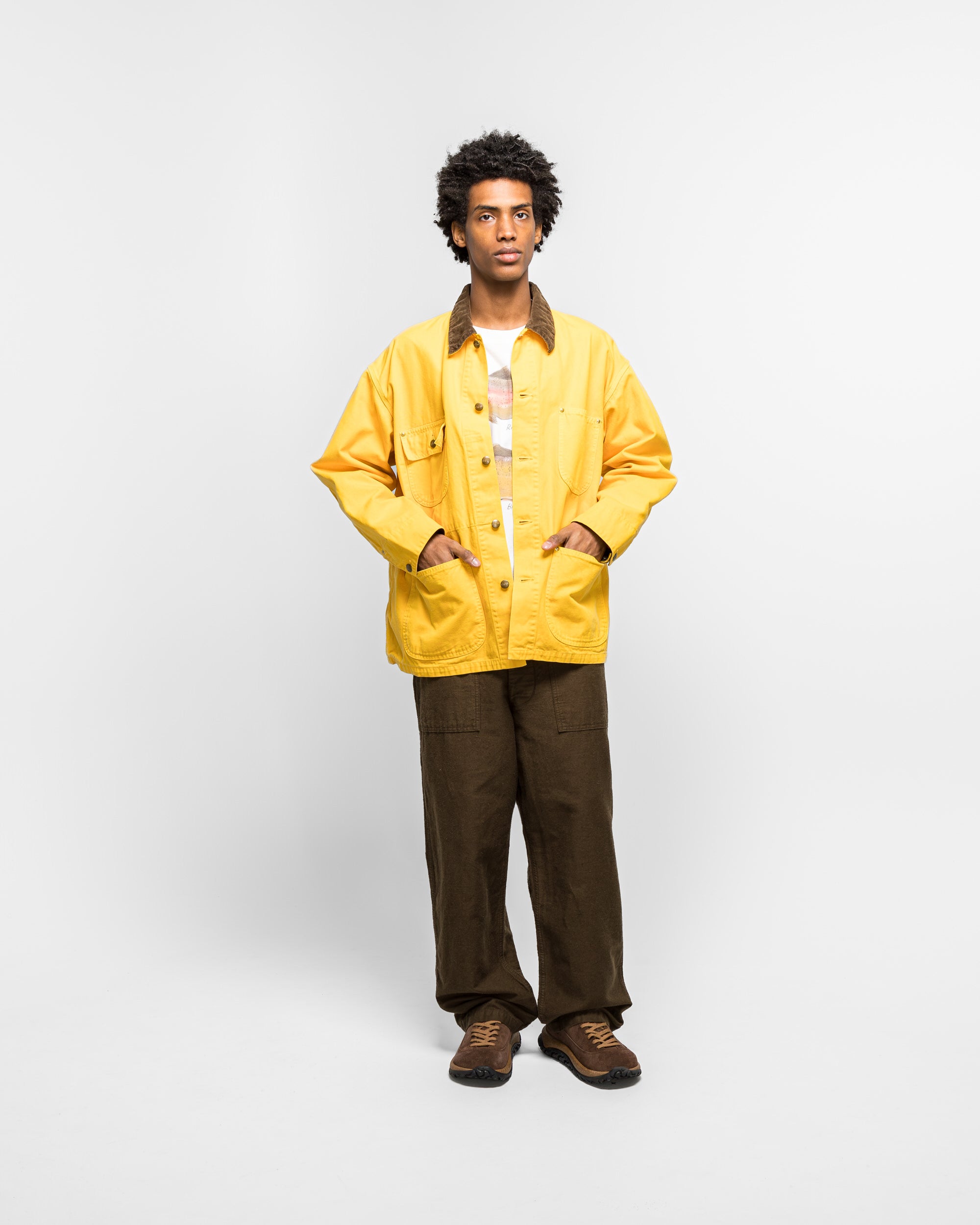 orSlow - Relax Fit Oxford Coverall - Yellow | UP THERE