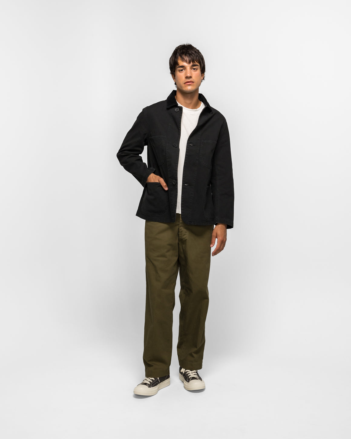 orSlow - Remade USMC Herringbone Coverall - Remake Black - UP THERE