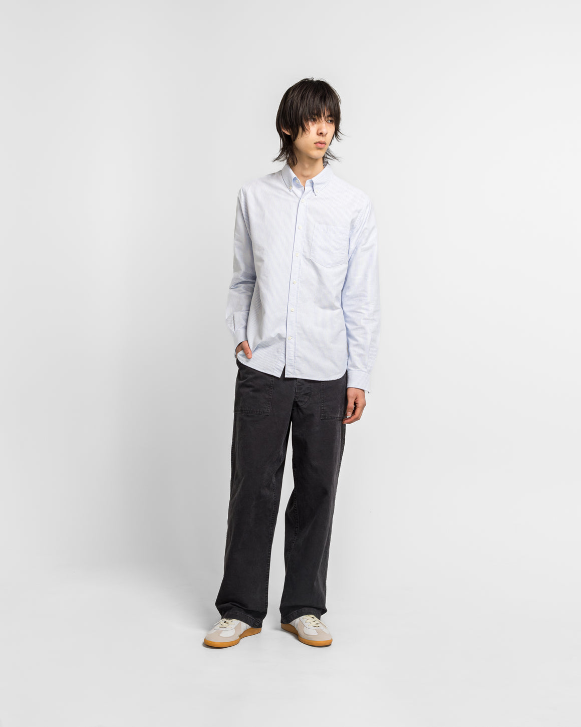 orSlow - Summer Fatigue Pants - Black - UP THERE