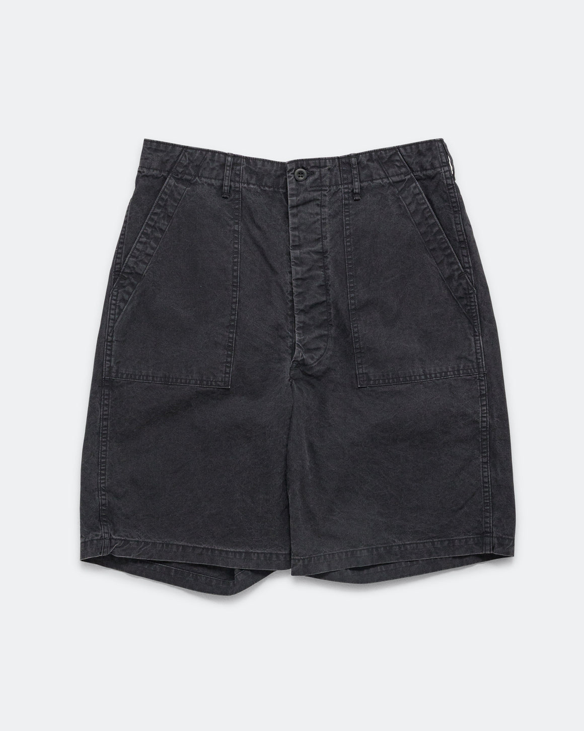 orSlow - Summer Fatigue Shorts - Black - UP THERE