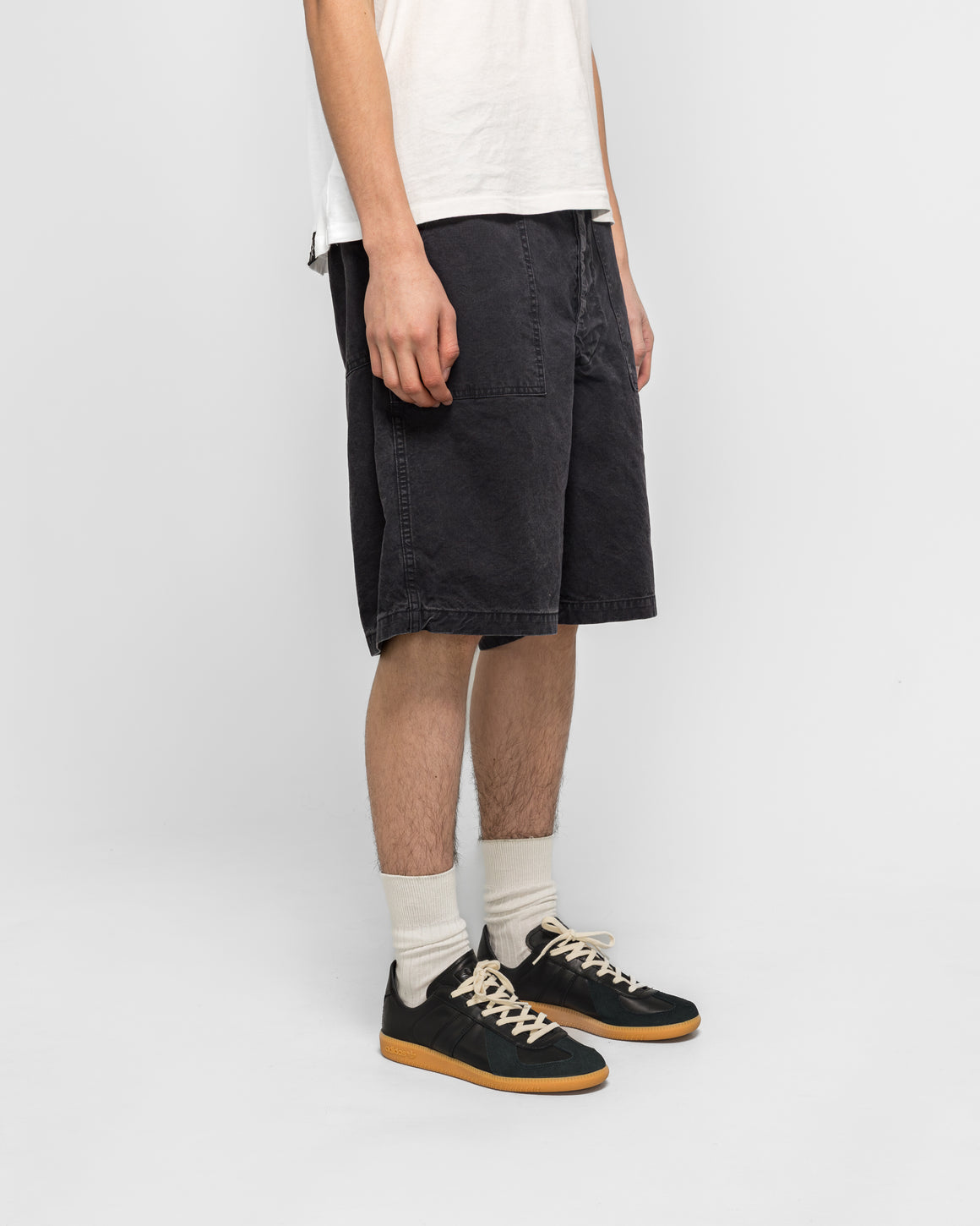 orSlow - Summer Fatigue Shorts - Black - UP THERE