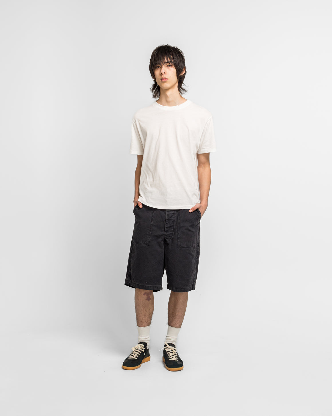orSlow - Summer Fatigue Shorts - Black - UP THERE