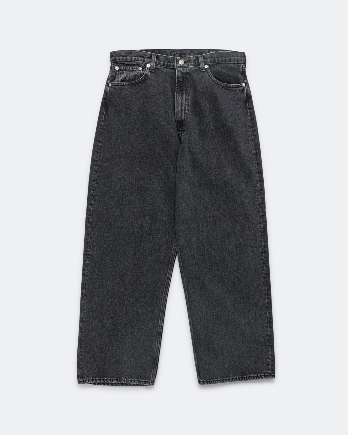 orSlow - Super Dad's Fit Pants - Black Denim Stone Wash - UP THERE