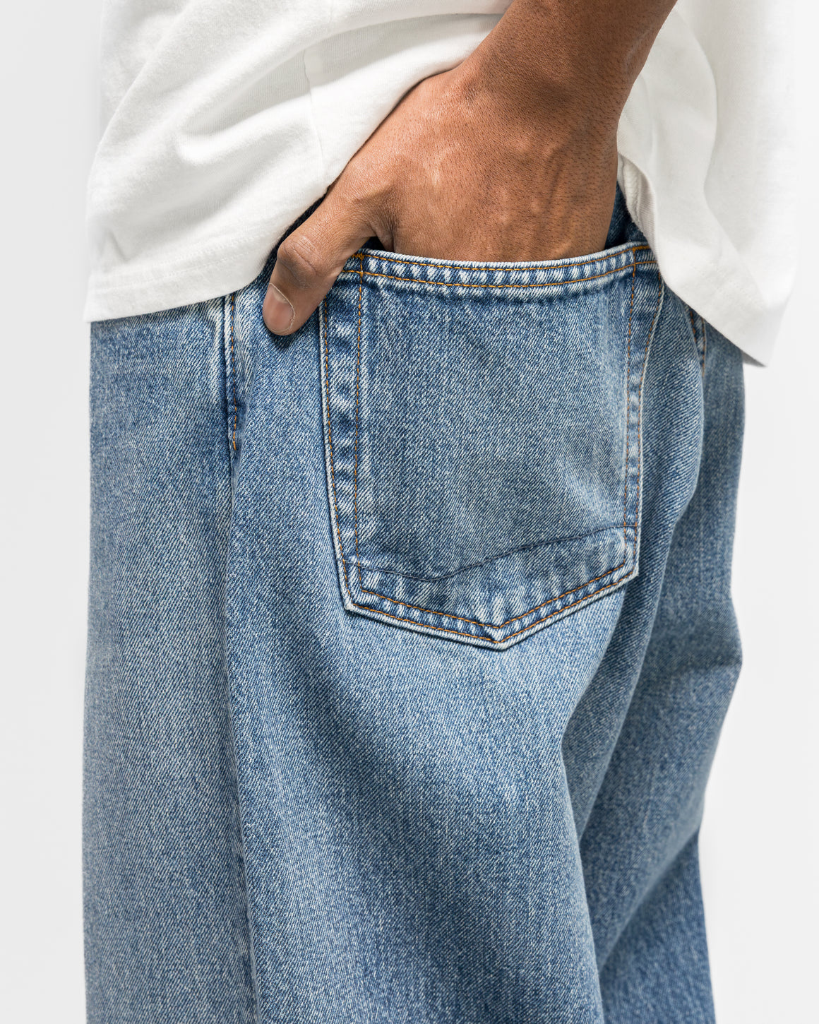 orSlow - Super Dad's Fit Pants - Denim Used - UP THERE