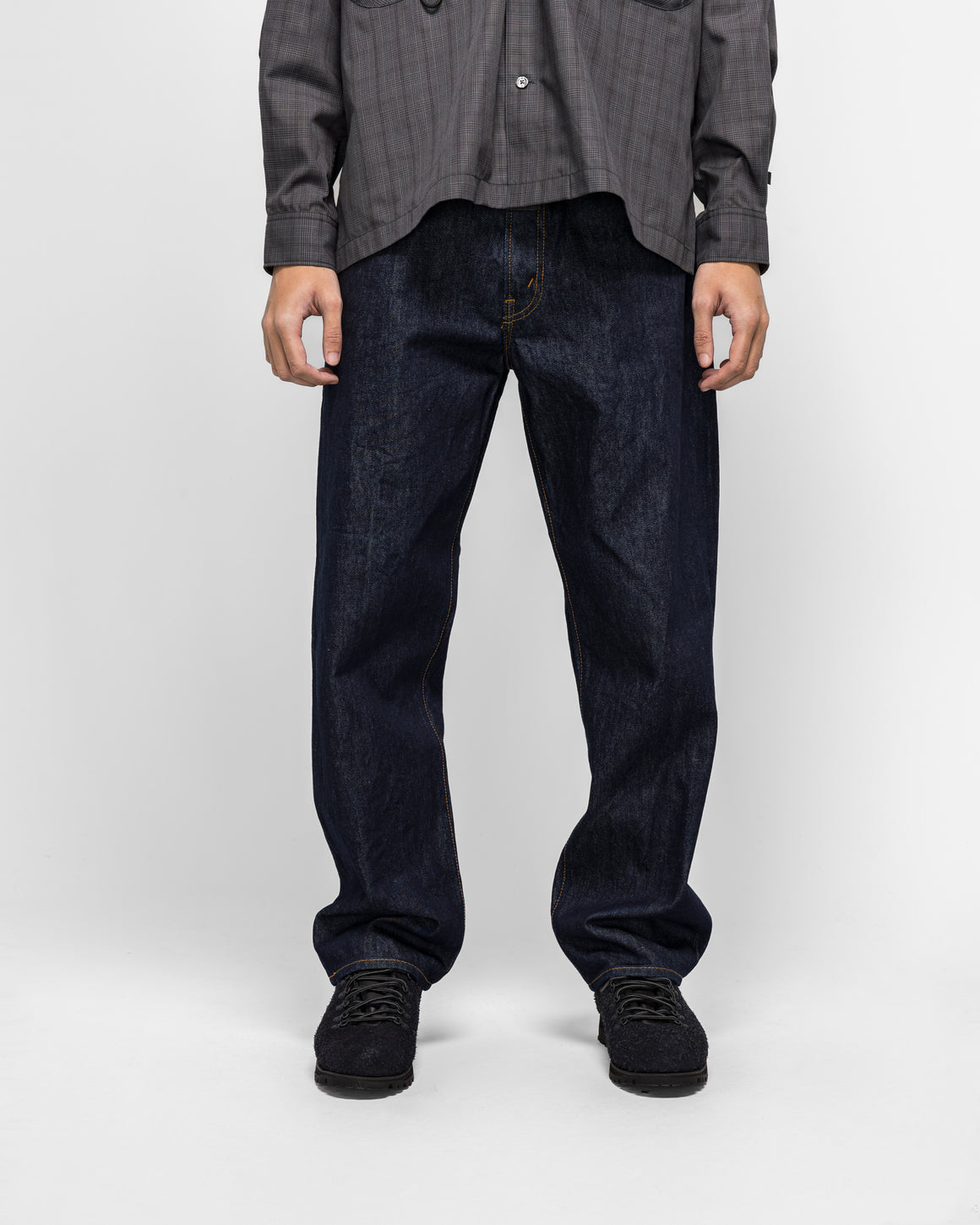 orSlow - Super Dad's Fit Pants - One Wash - UP THERE