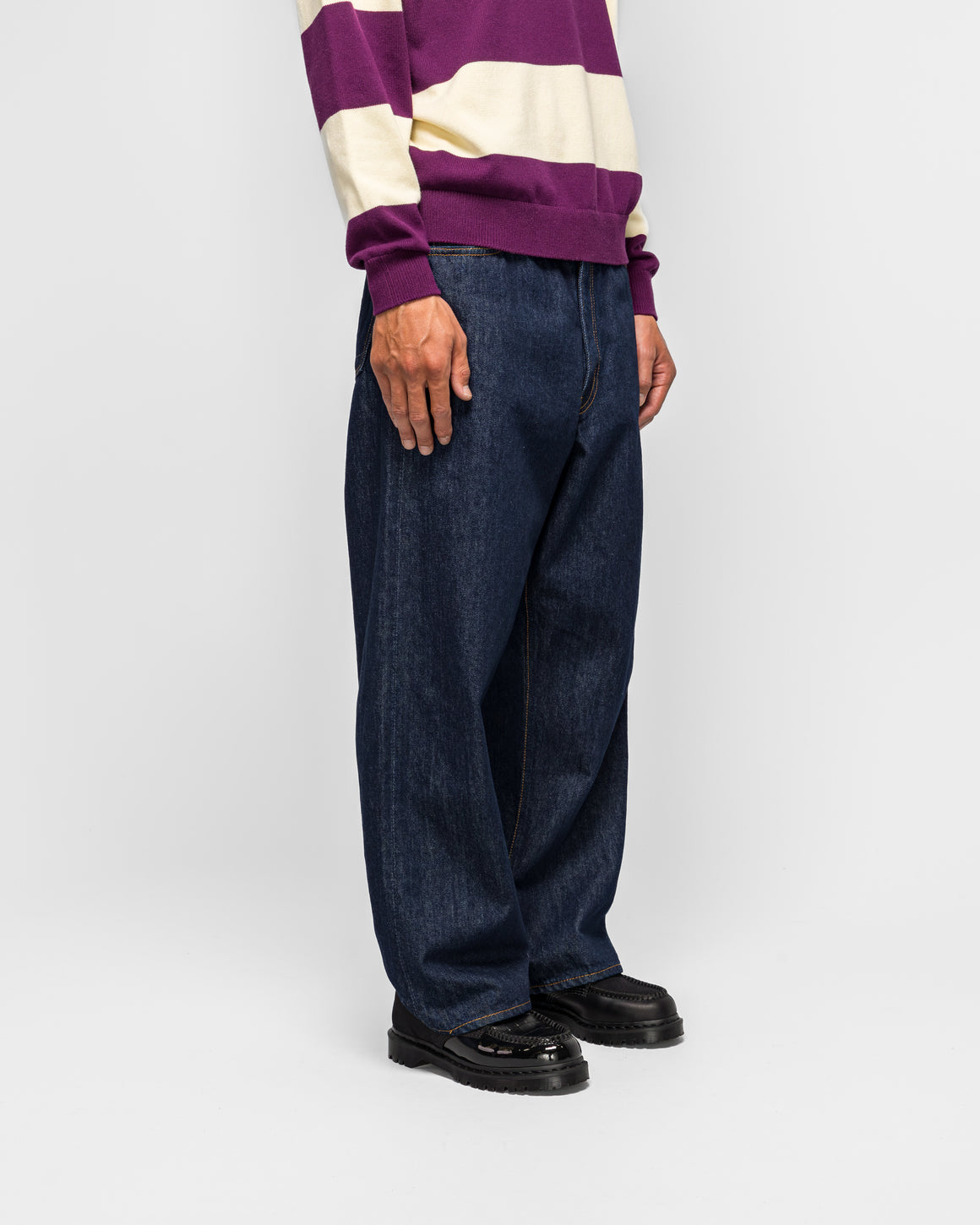 orSlow - Super Dad's Fit Pants - One Wash - UP THERE