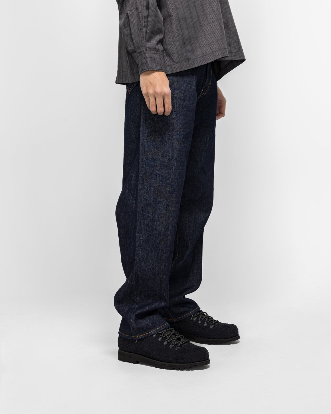 orSlow - Super Dad's Fit Pants - One Wash - UP THERE