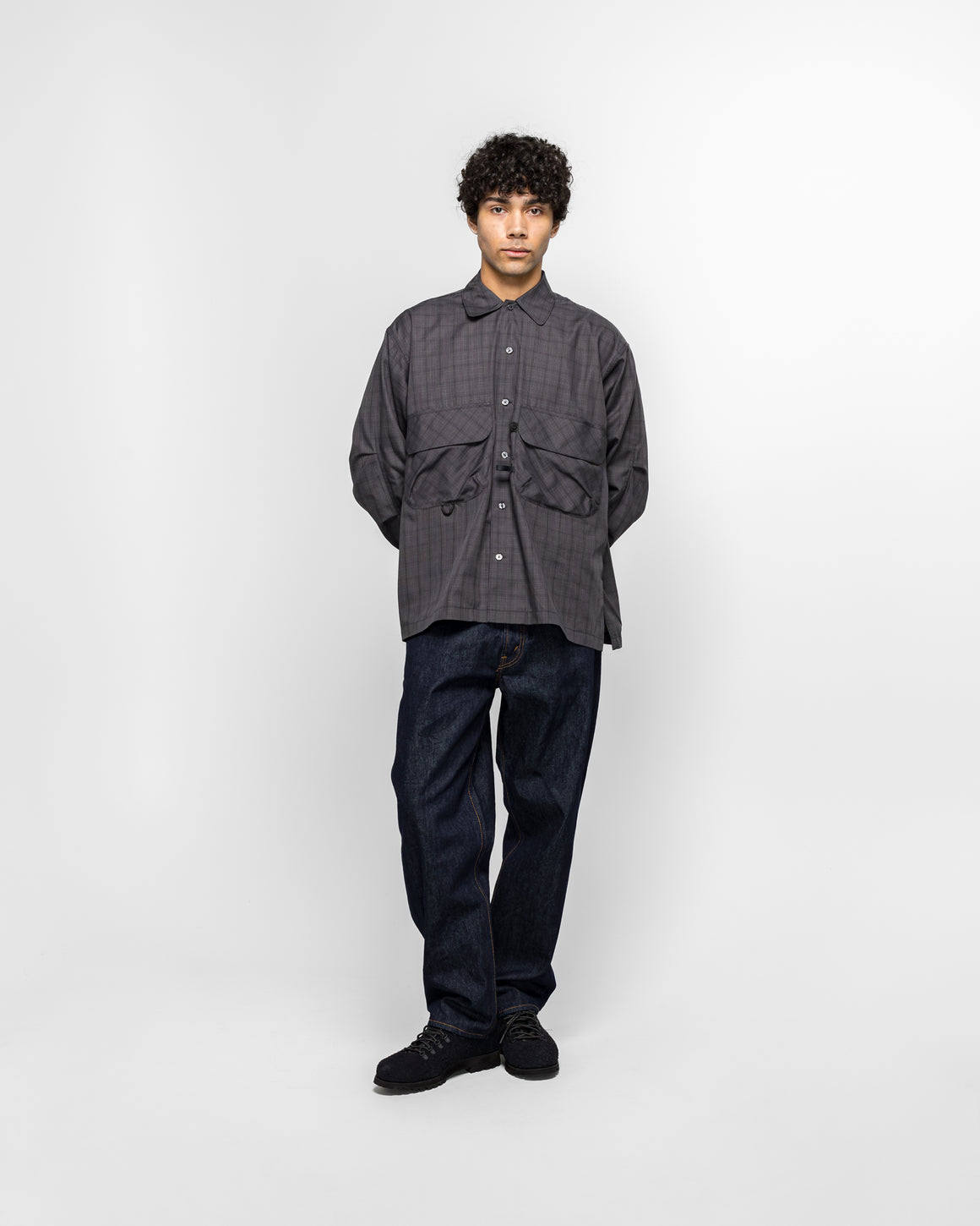 orSlow - Super Dad's Fit Pants - One Wash - UP THERE