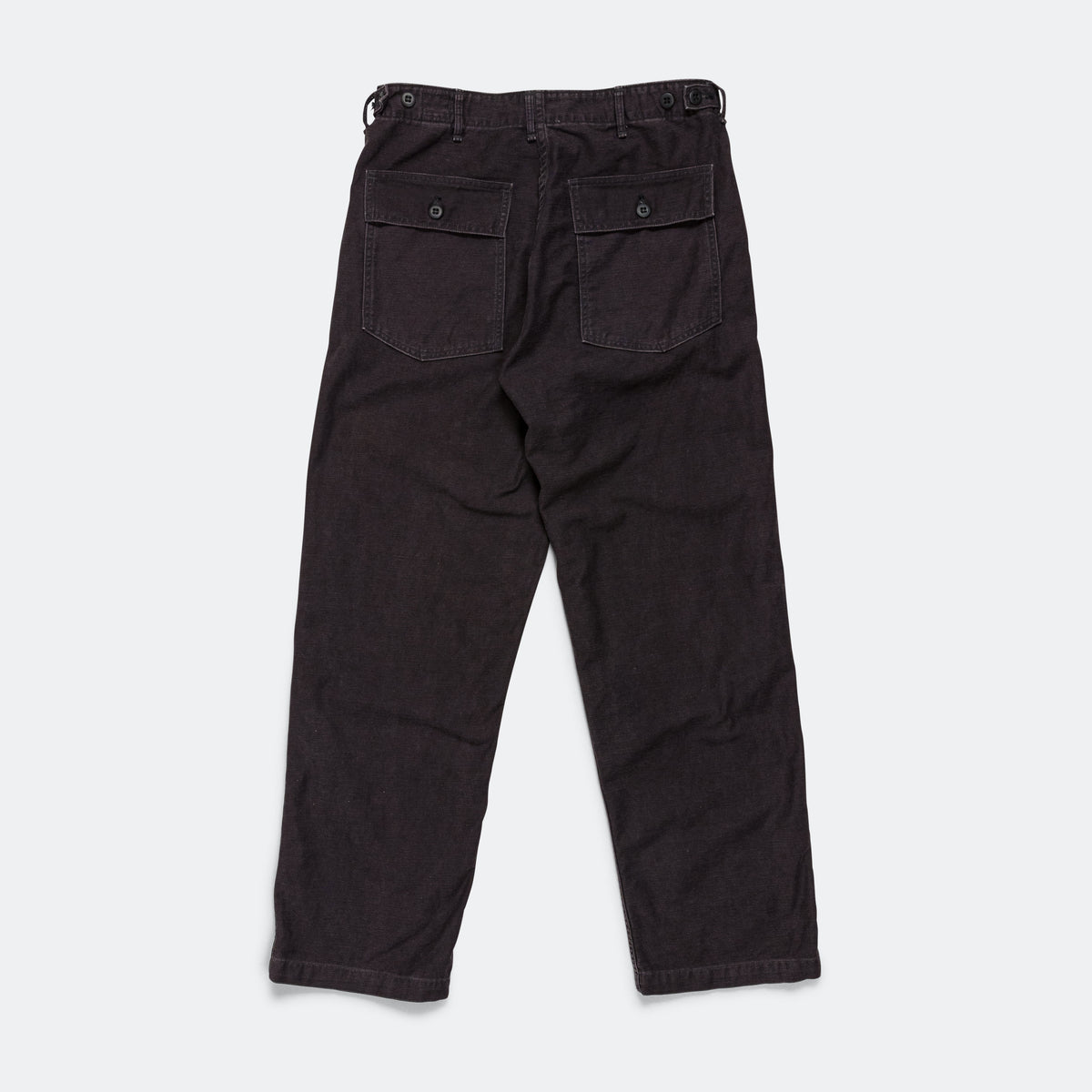 orSlow US Army Fatigue Pants (Regular Fit) - Black | UP THERE