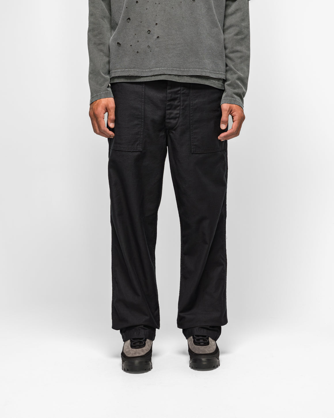 orSlow - US Army Fatigue Pants (Regular Fit) - Black - UP THERE